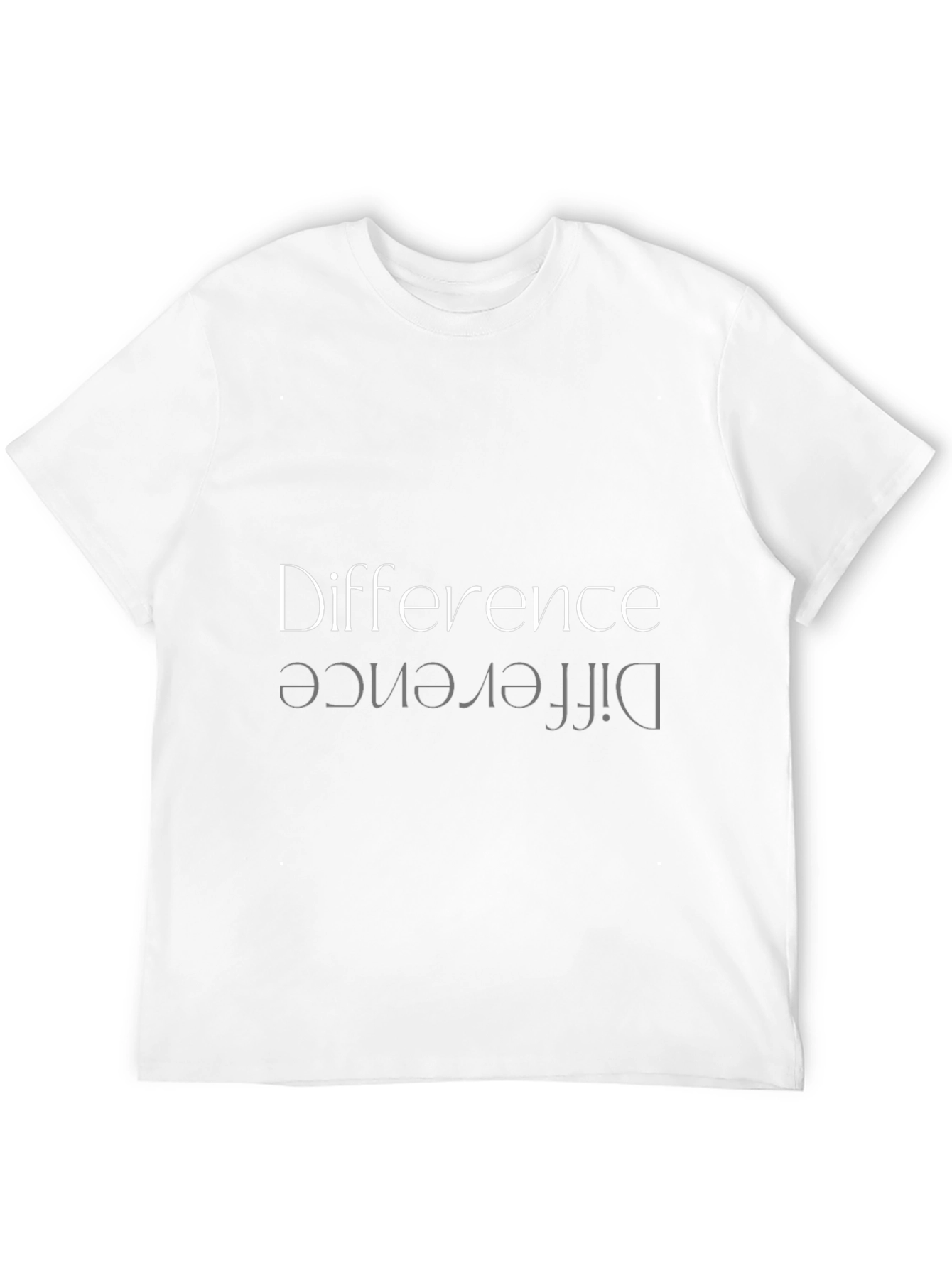 Difference Graphic Tee - Mens Black T-Shirt