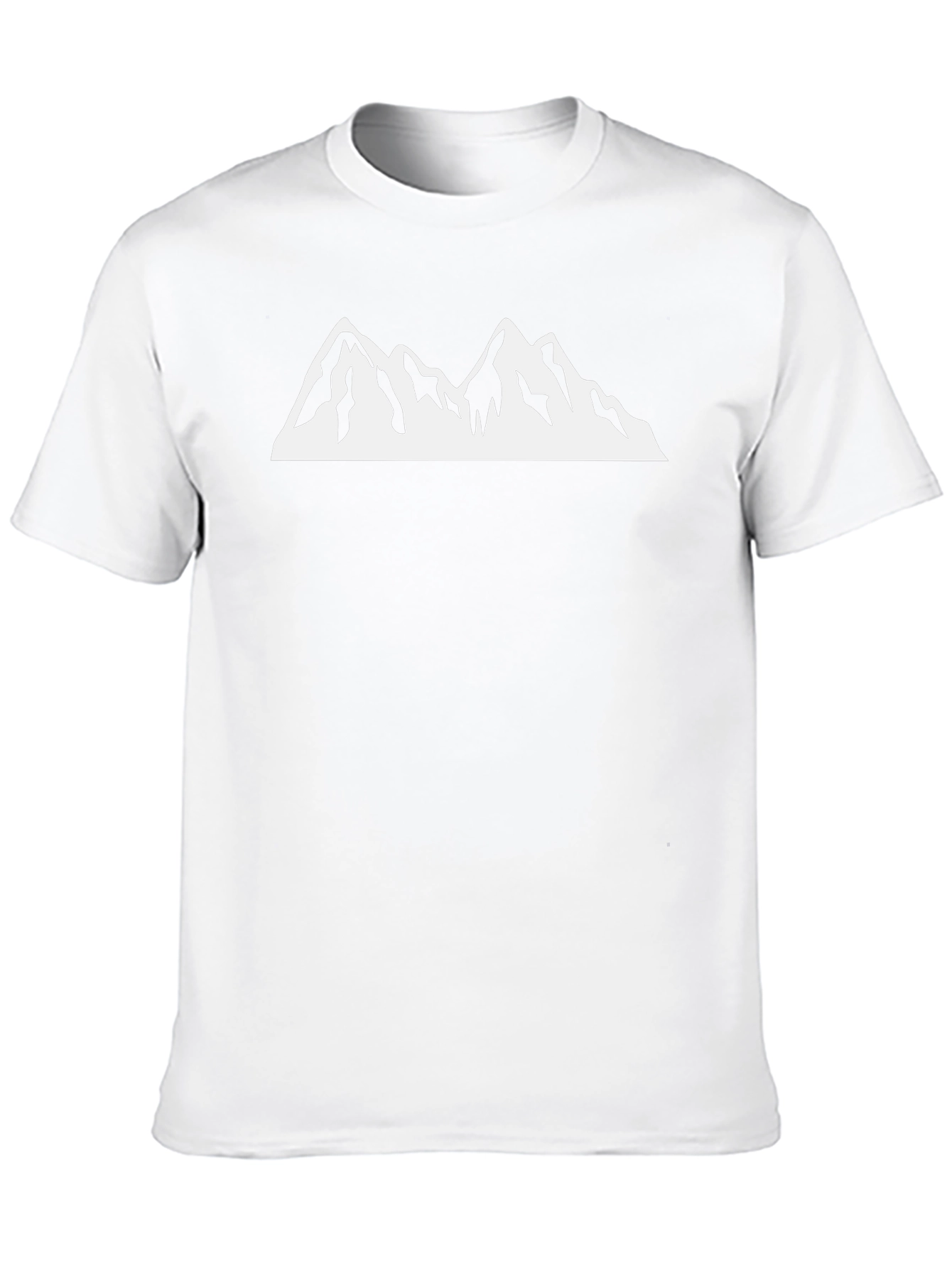Mountain Peak Graphic Tee - Black