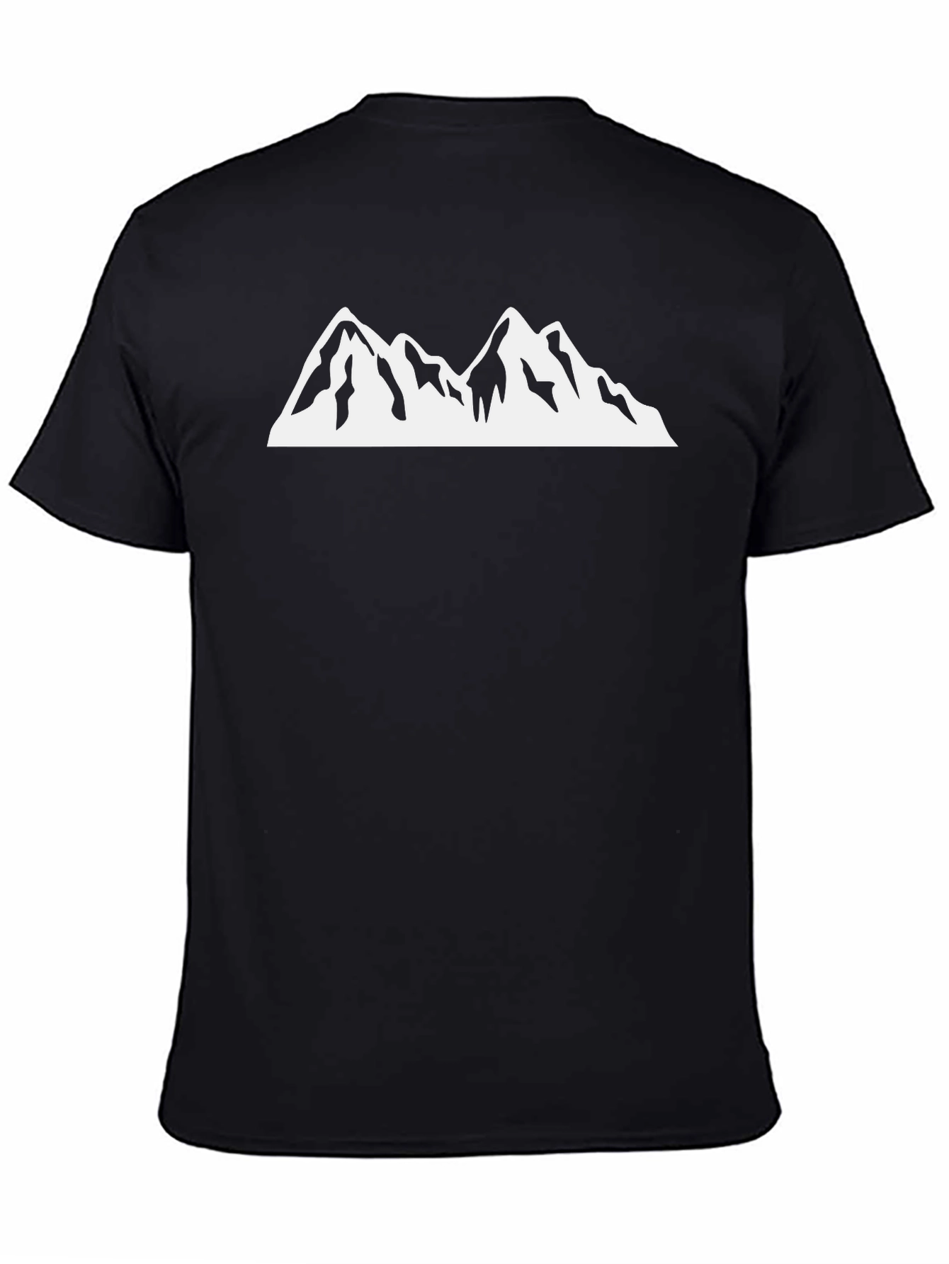 Mountain Peak Graphic Tee - Black