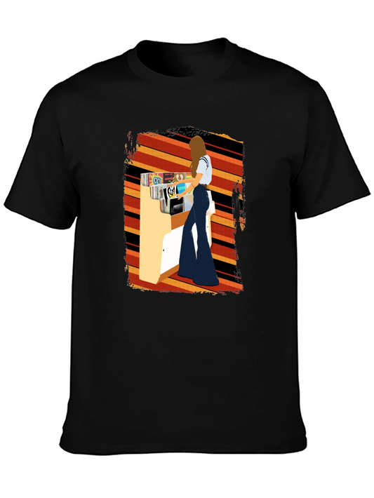 Retro Vinyl Record Shop Graphic Tee