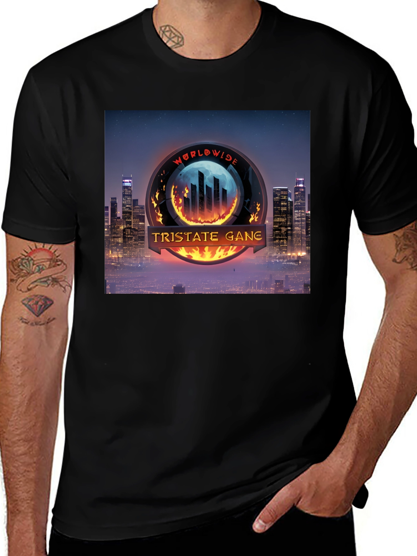 Worldwide Tristate Gang Graphic Tee
