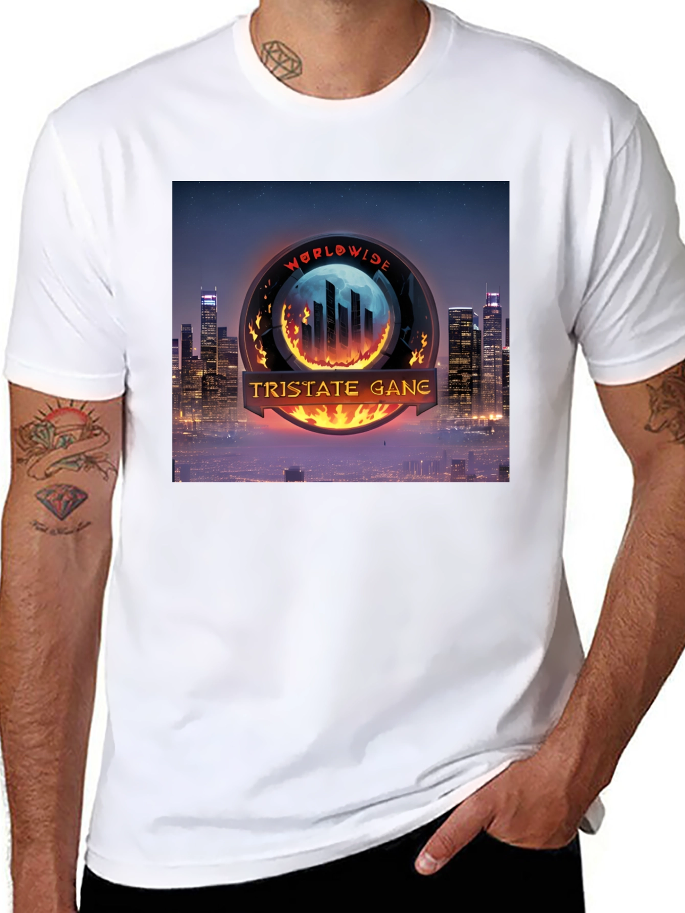 Worldwide Tristate Gang Graphic Tee