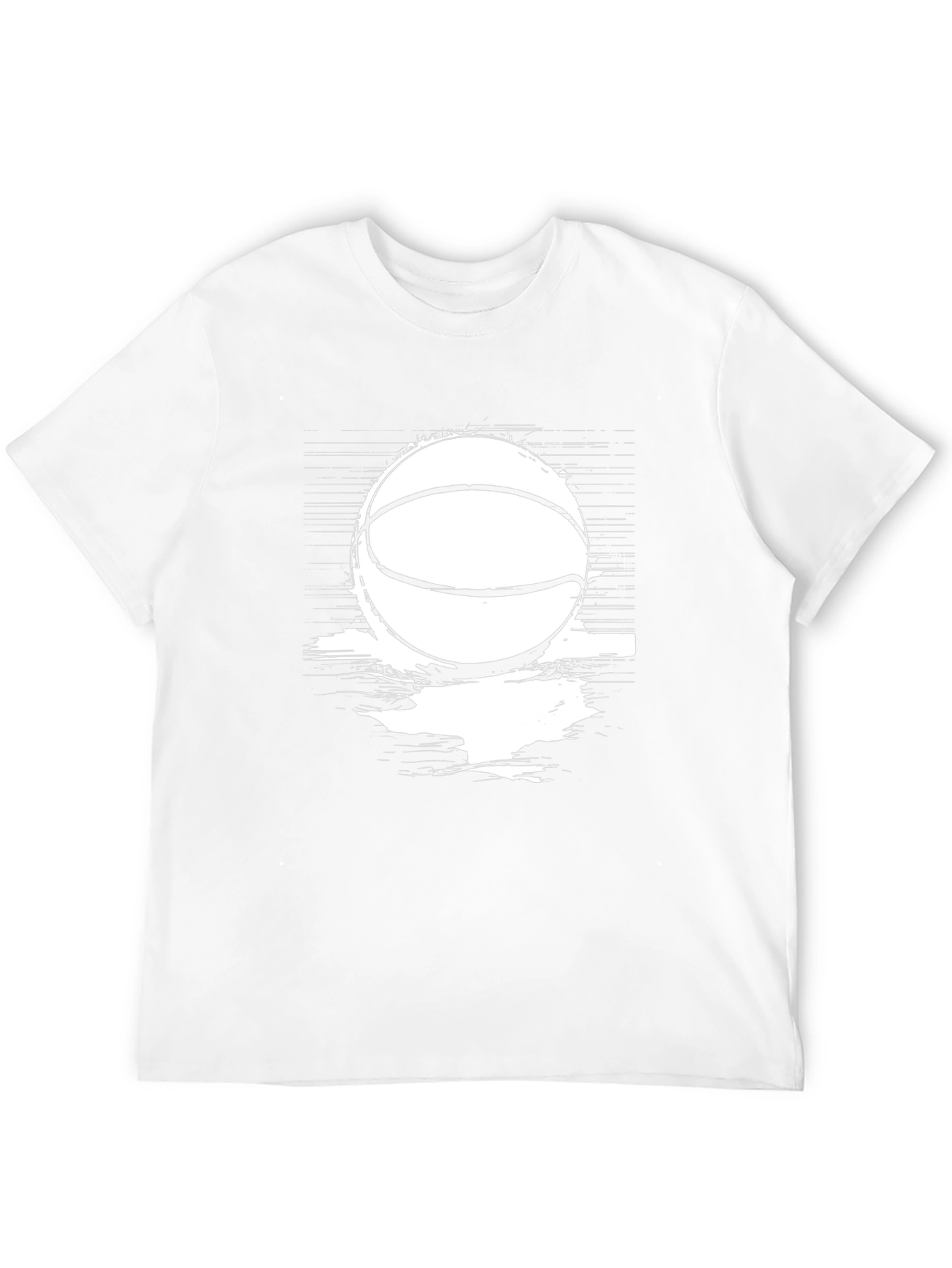 Mens Black Basketball Graphic T-Shirt