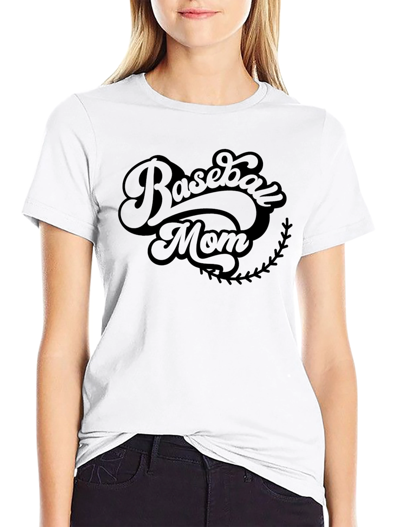 Baseball Mom T-Shirt - Stylish Sports Apparel