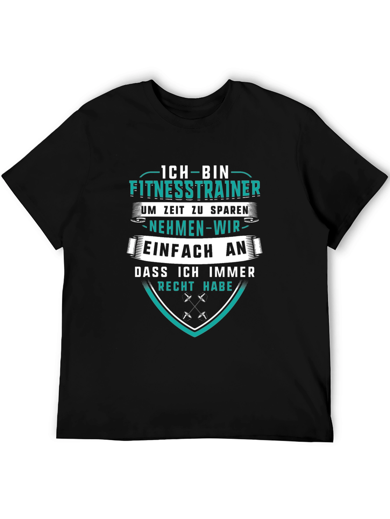Fitness Trainer T-Shirt - German Humor Tee
