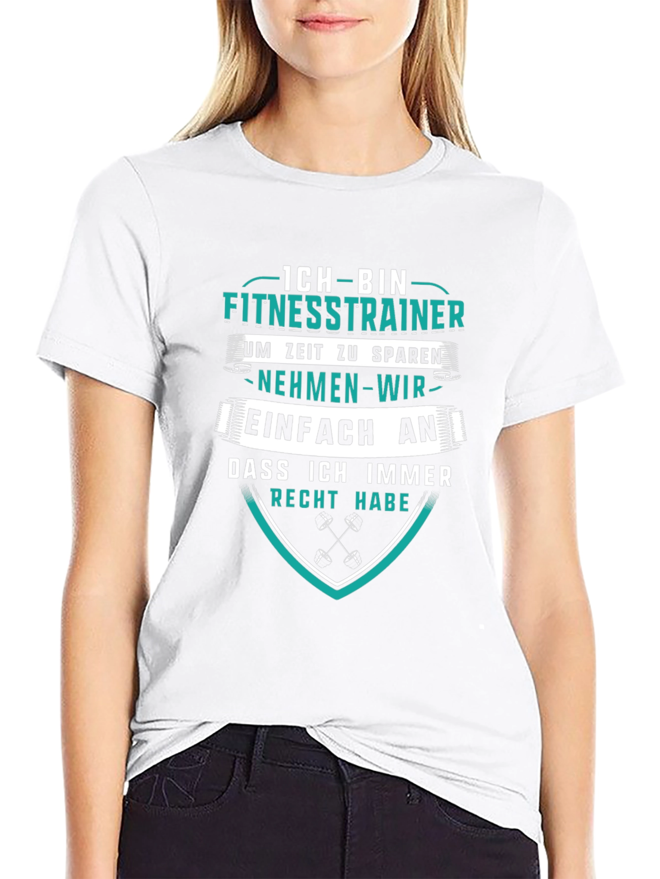 Fitness Trainer T-Shirt - German Humor Tee