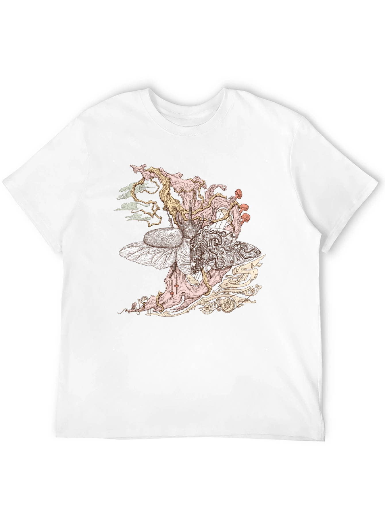 Abstract Insect Graphic T-Shirt