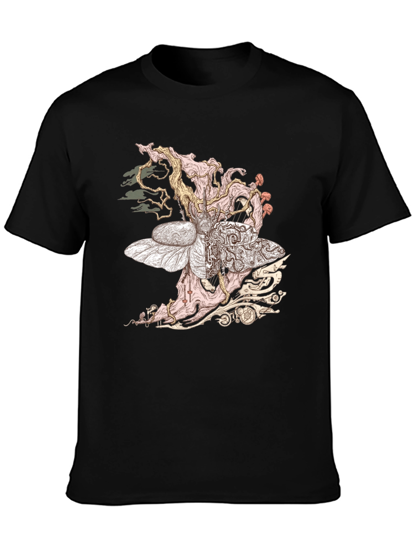 Abstract Insect Graphic T-Shirt