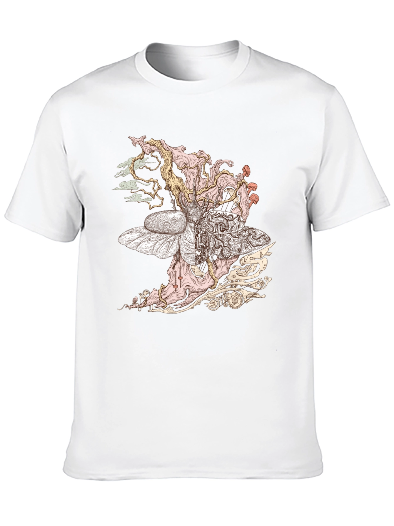 Abstract Insect Graphic T-Shirt