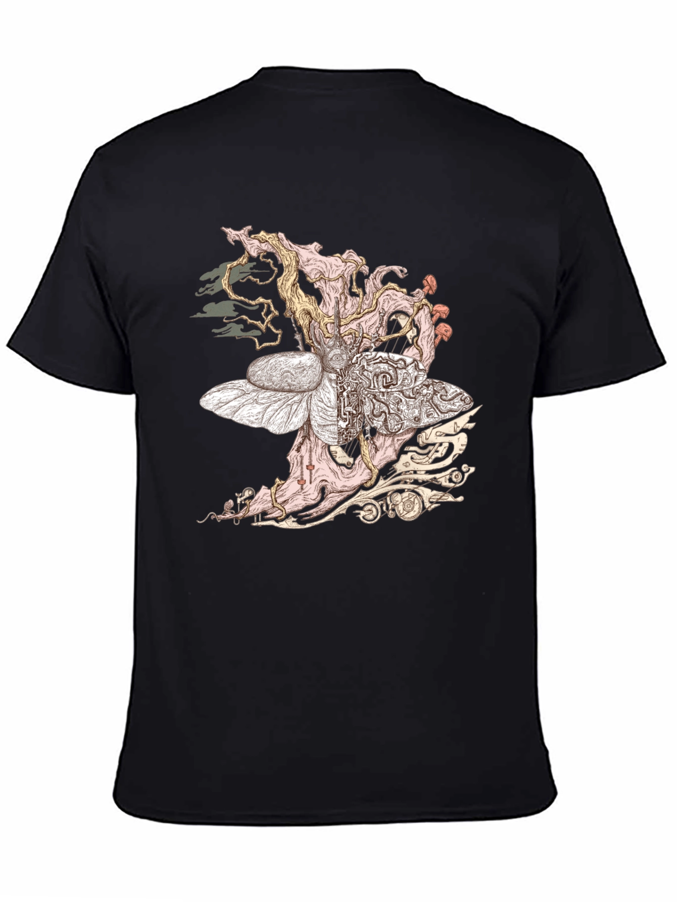 Abstract Insect Graphic T-Shirt