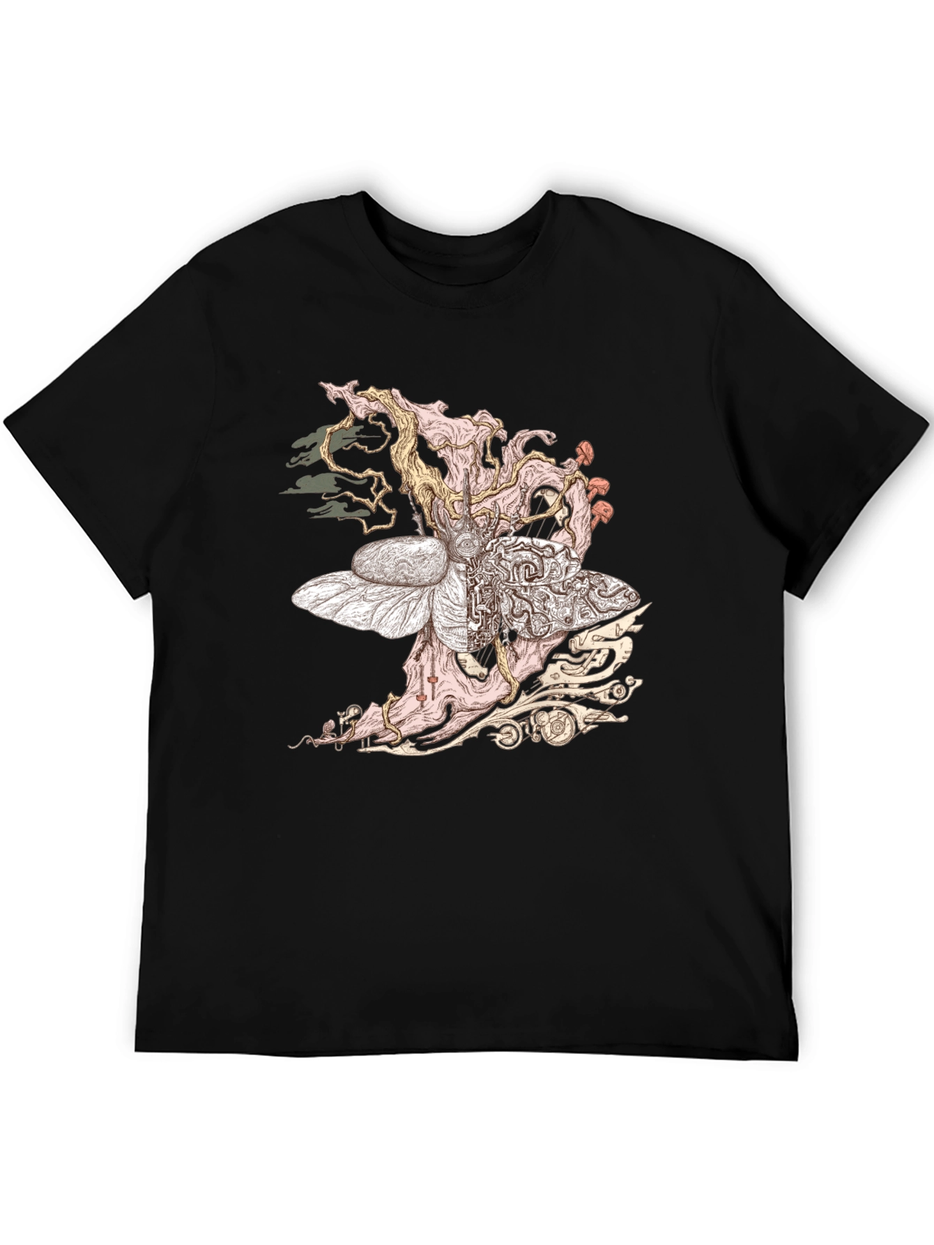 Abstract Insect Graphic T-Shirt