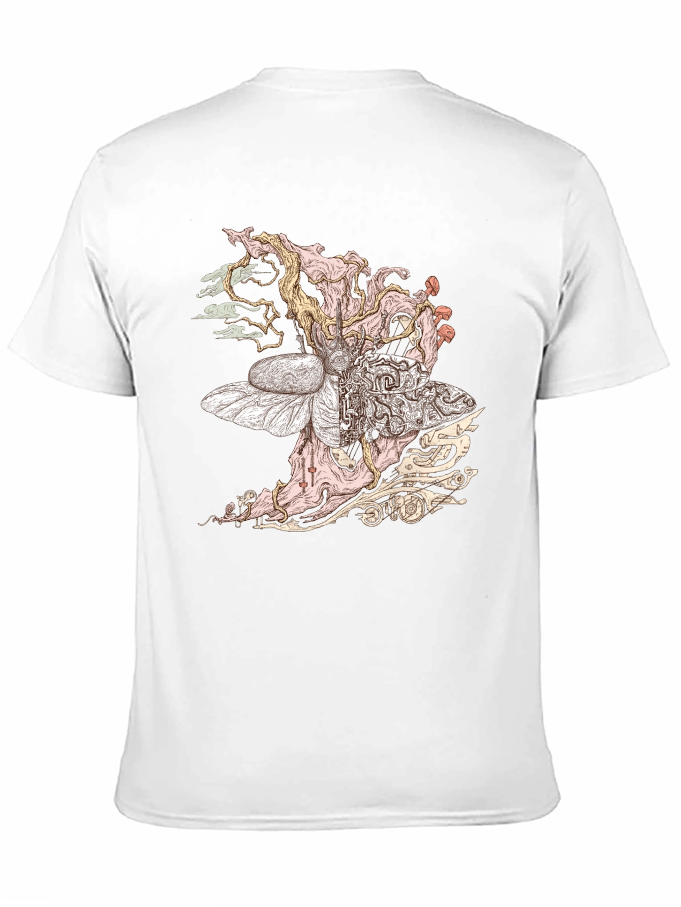 Abstract Insect Graphic T-Shirt