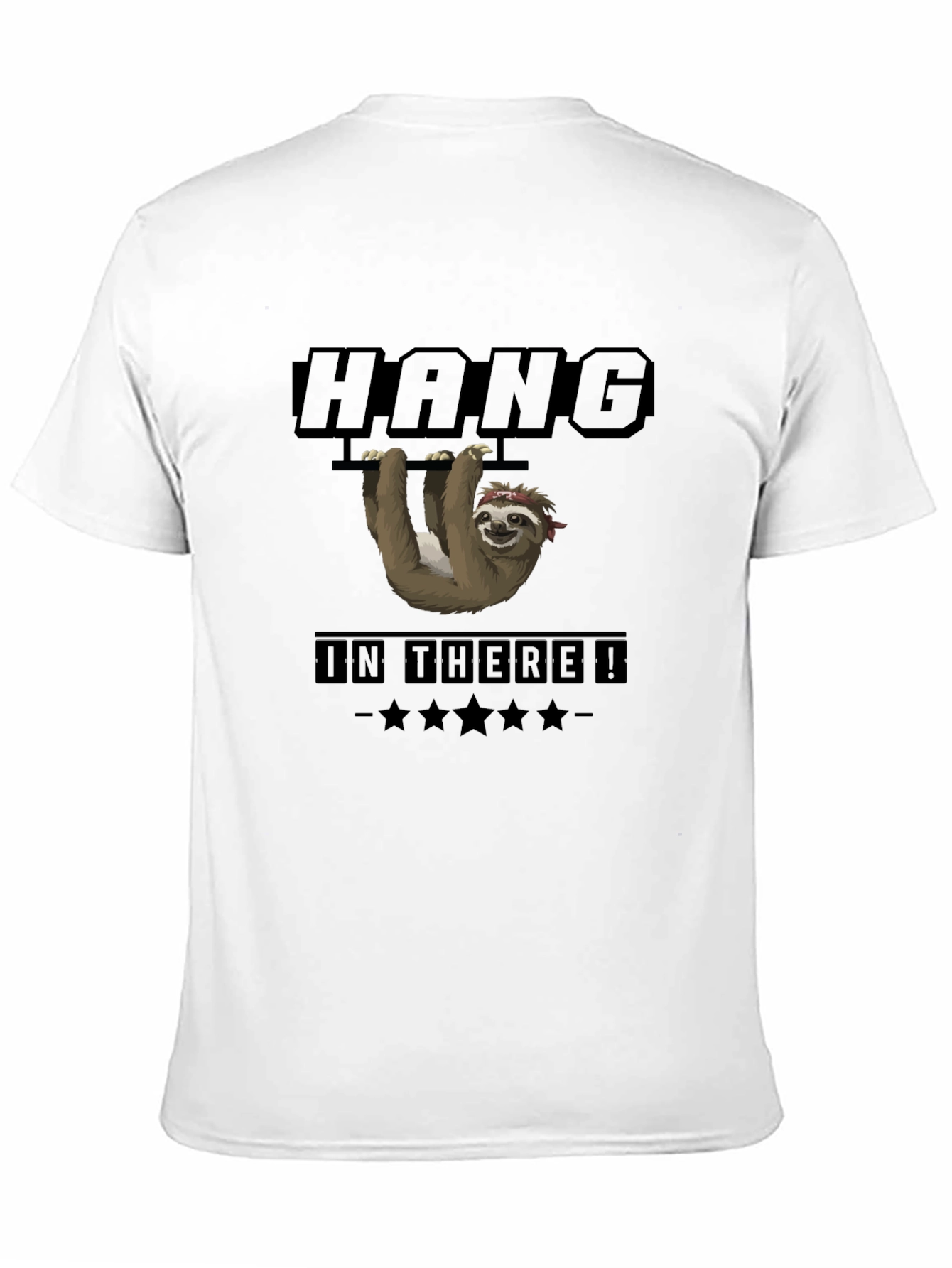 Hang In There Sloth Graphic T-Shirt