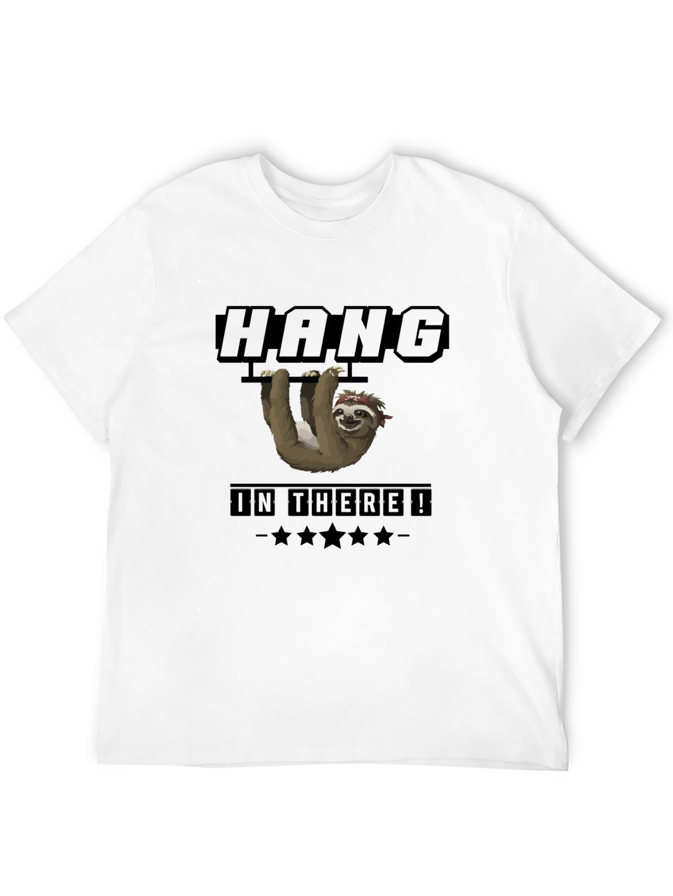 Hang In There Sloth Graphic T-Shirt