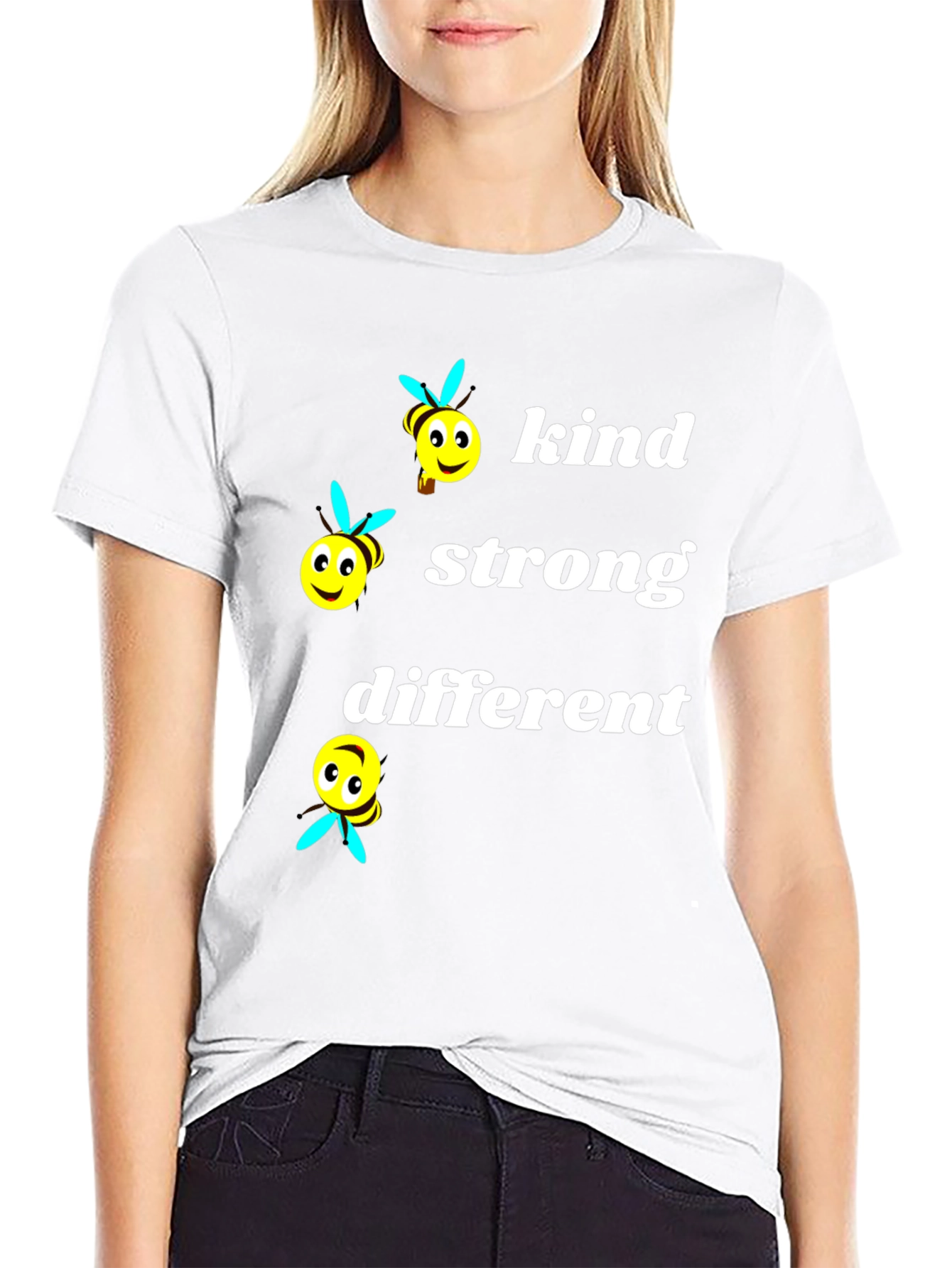 Kind Strong Different Graphic Tee