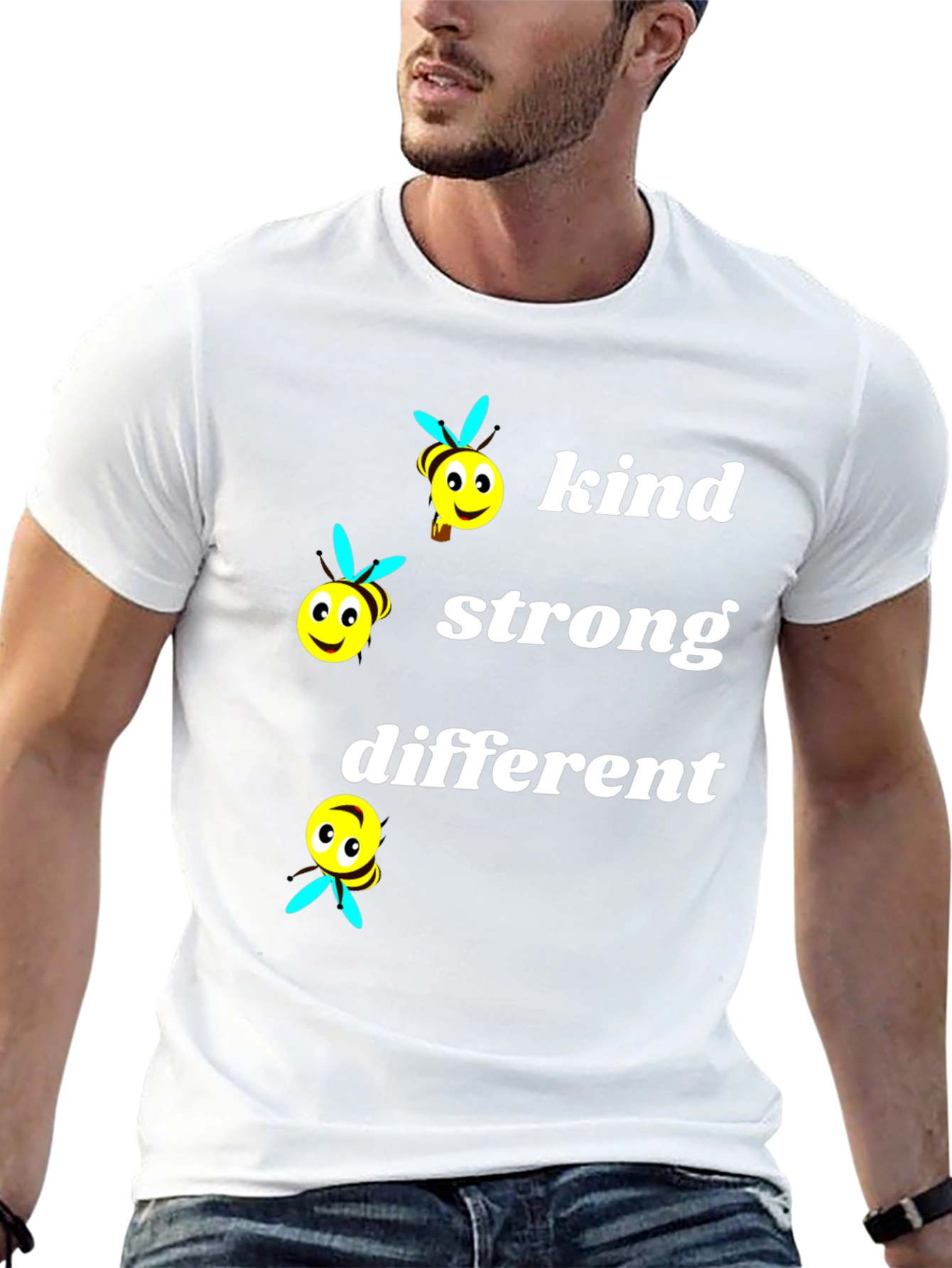 Kind Strong Different Graphic Tee