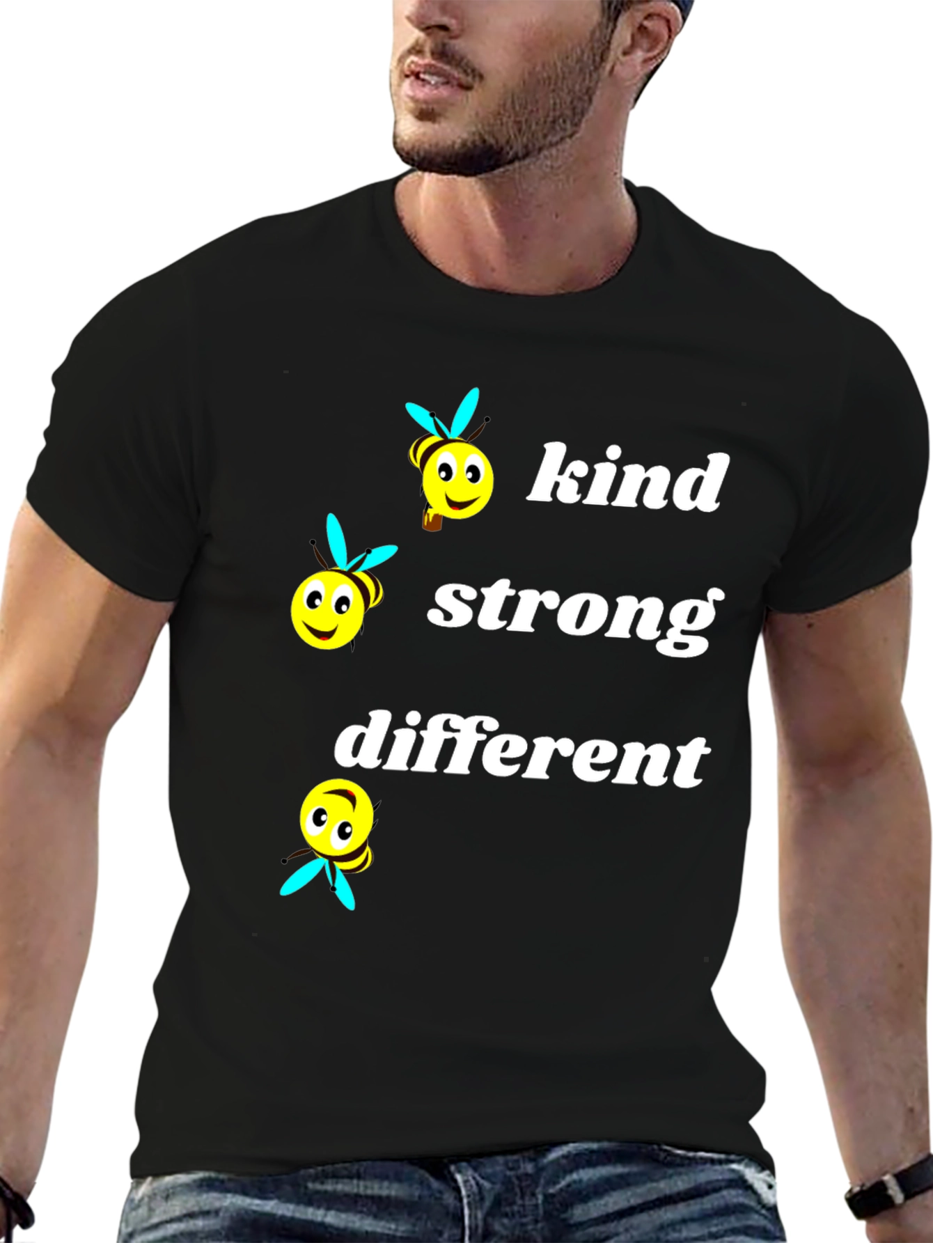 Kind Strong Different Graphic Tee