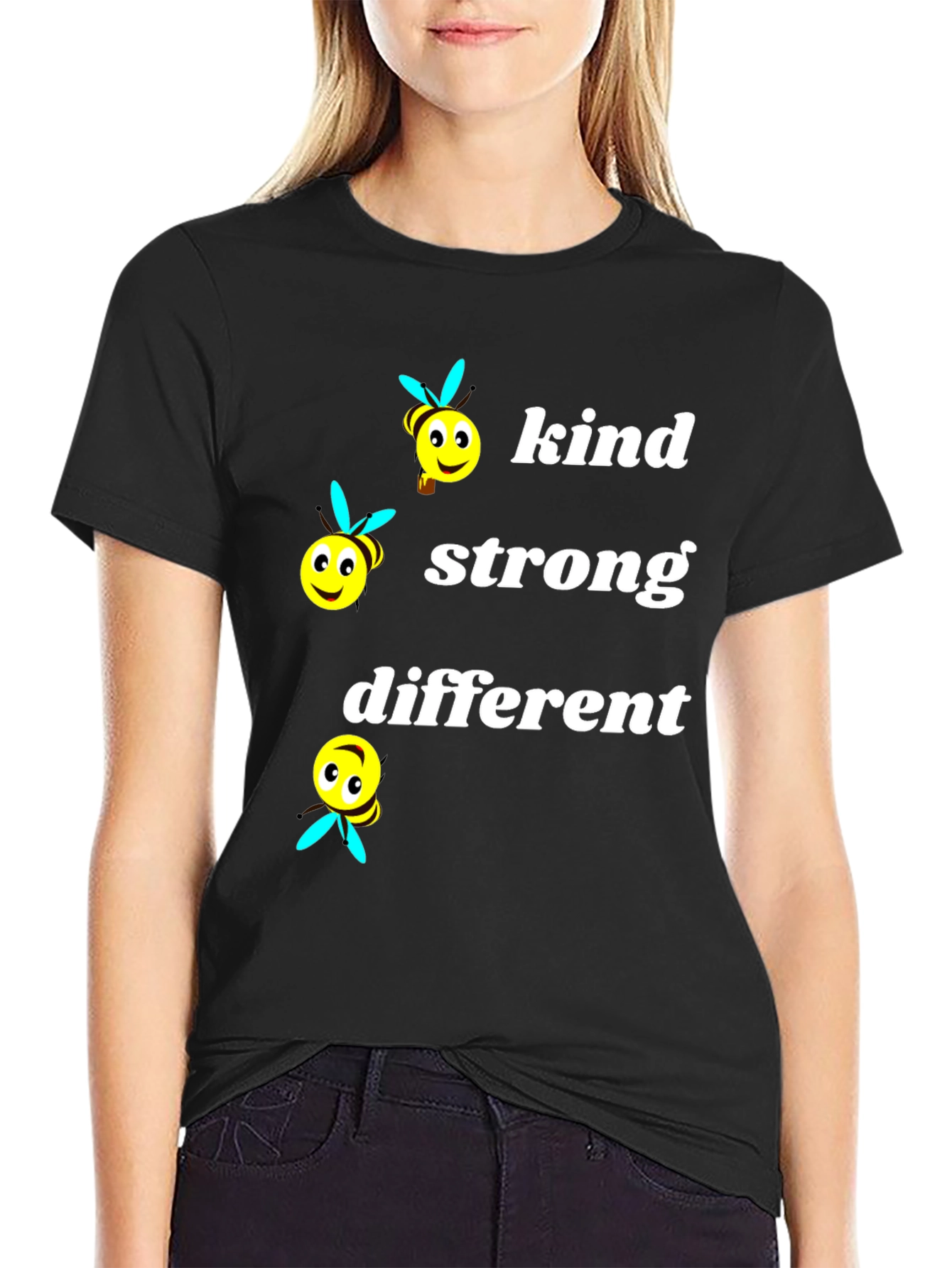 Kind Strong Different Graphic Tee