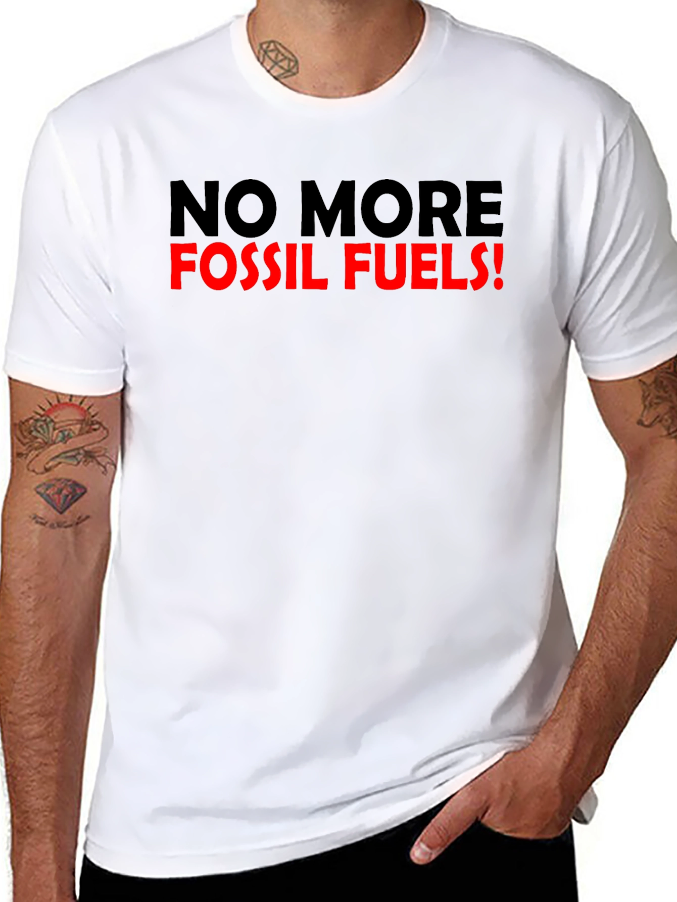 No More Fossil Fuels Graphic T-Shirt