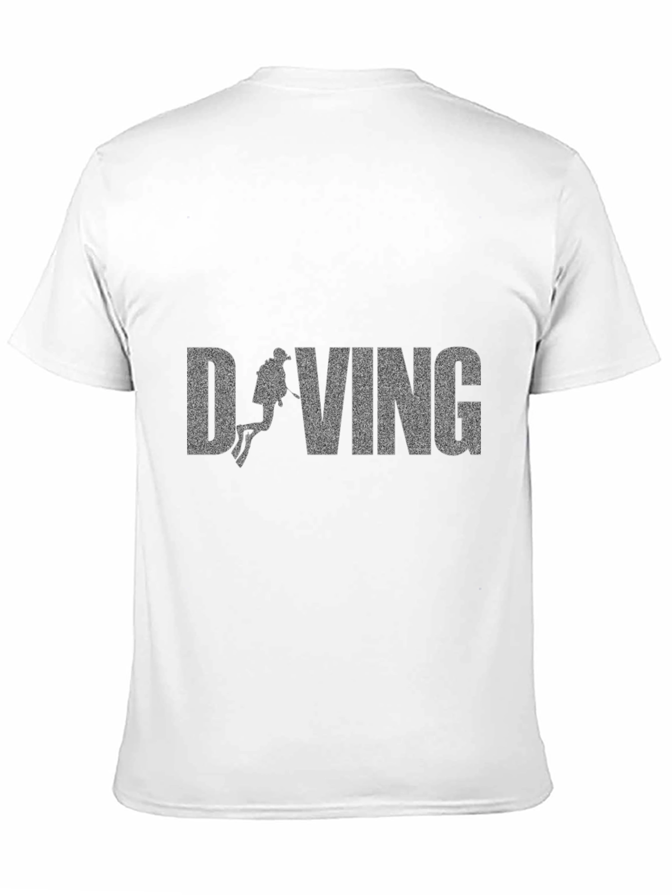 Diving Graphic T-Shirt - Black