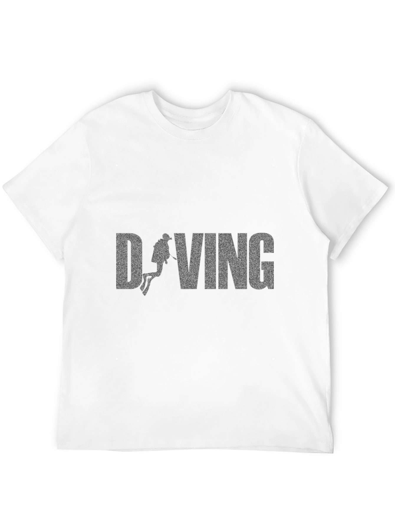 Diving Graphic T-Shirt - Black