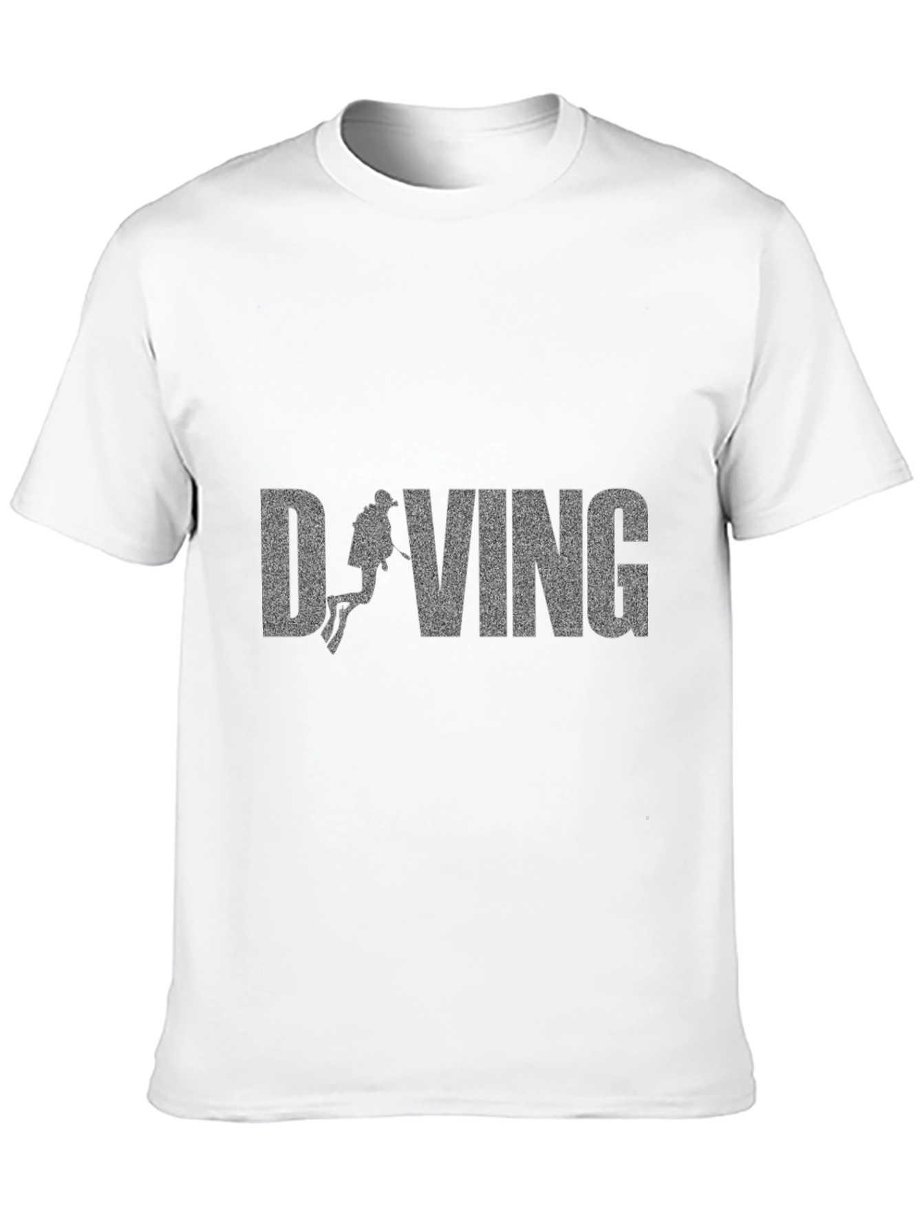Diving Graphic T-Shirt - Black