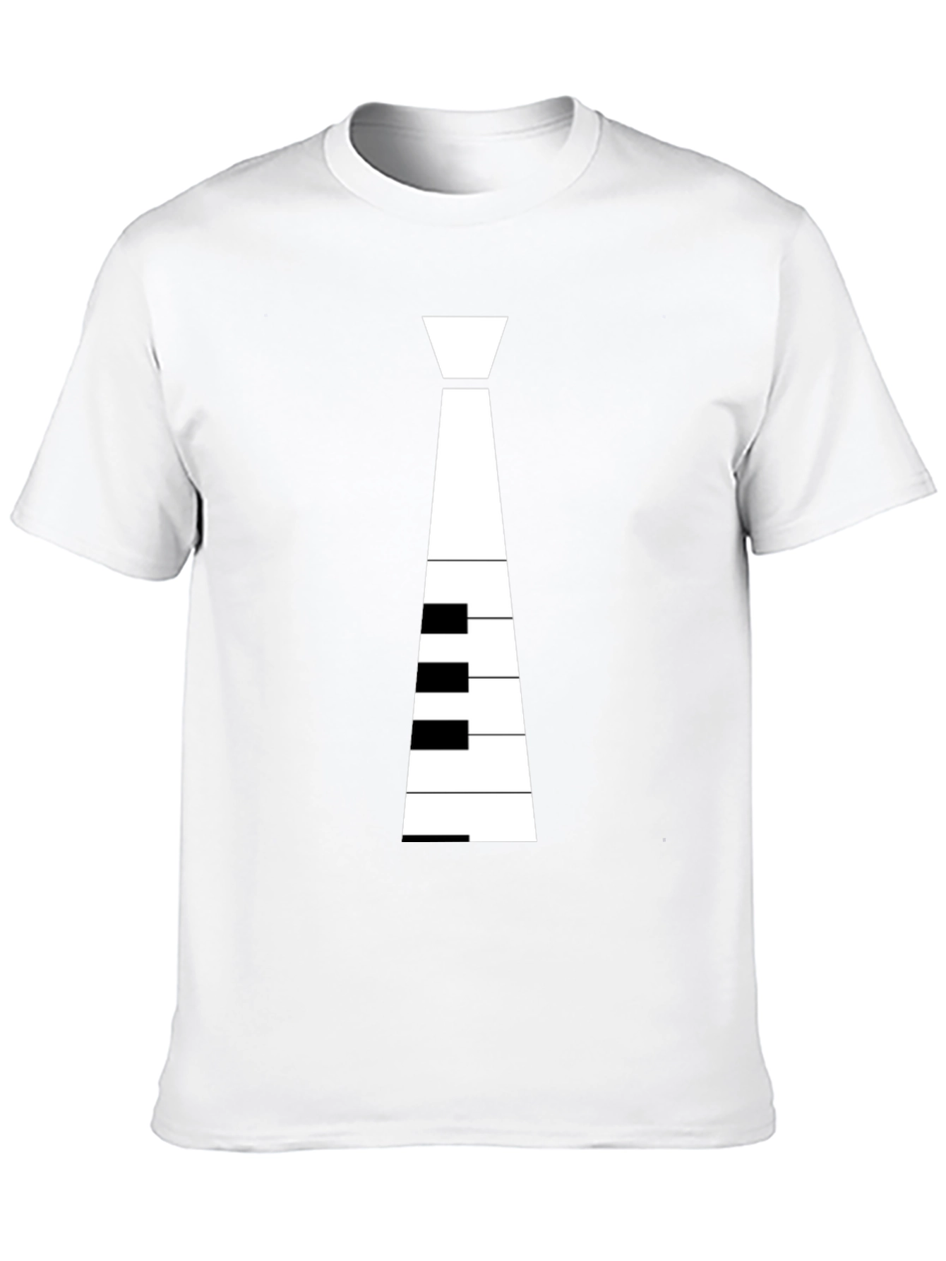 Piano Tie Graphic T-Shirt - Music Lovers Tee