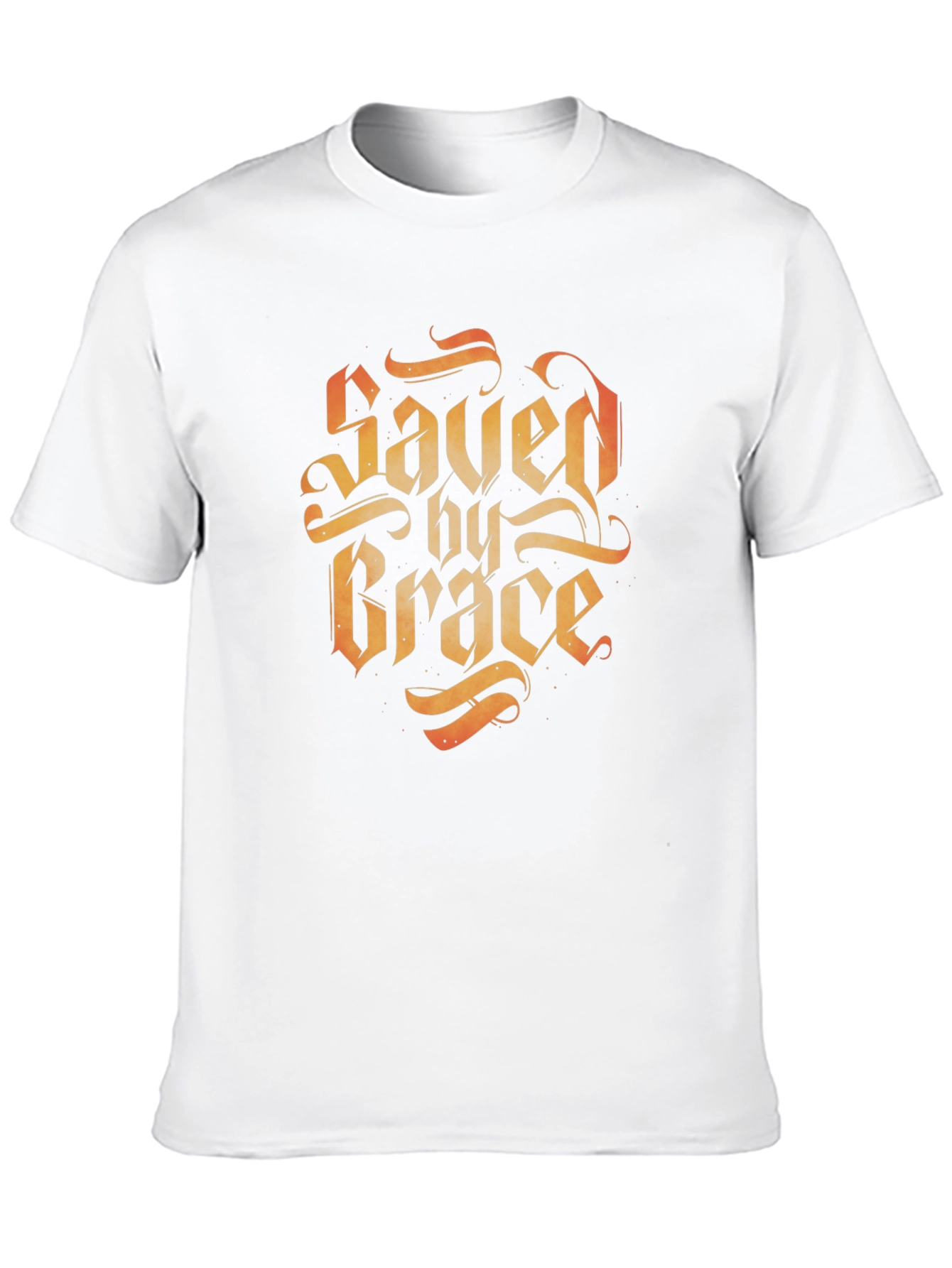 Saved by Grace Graphic Tee - Religious Faith T-Shirt