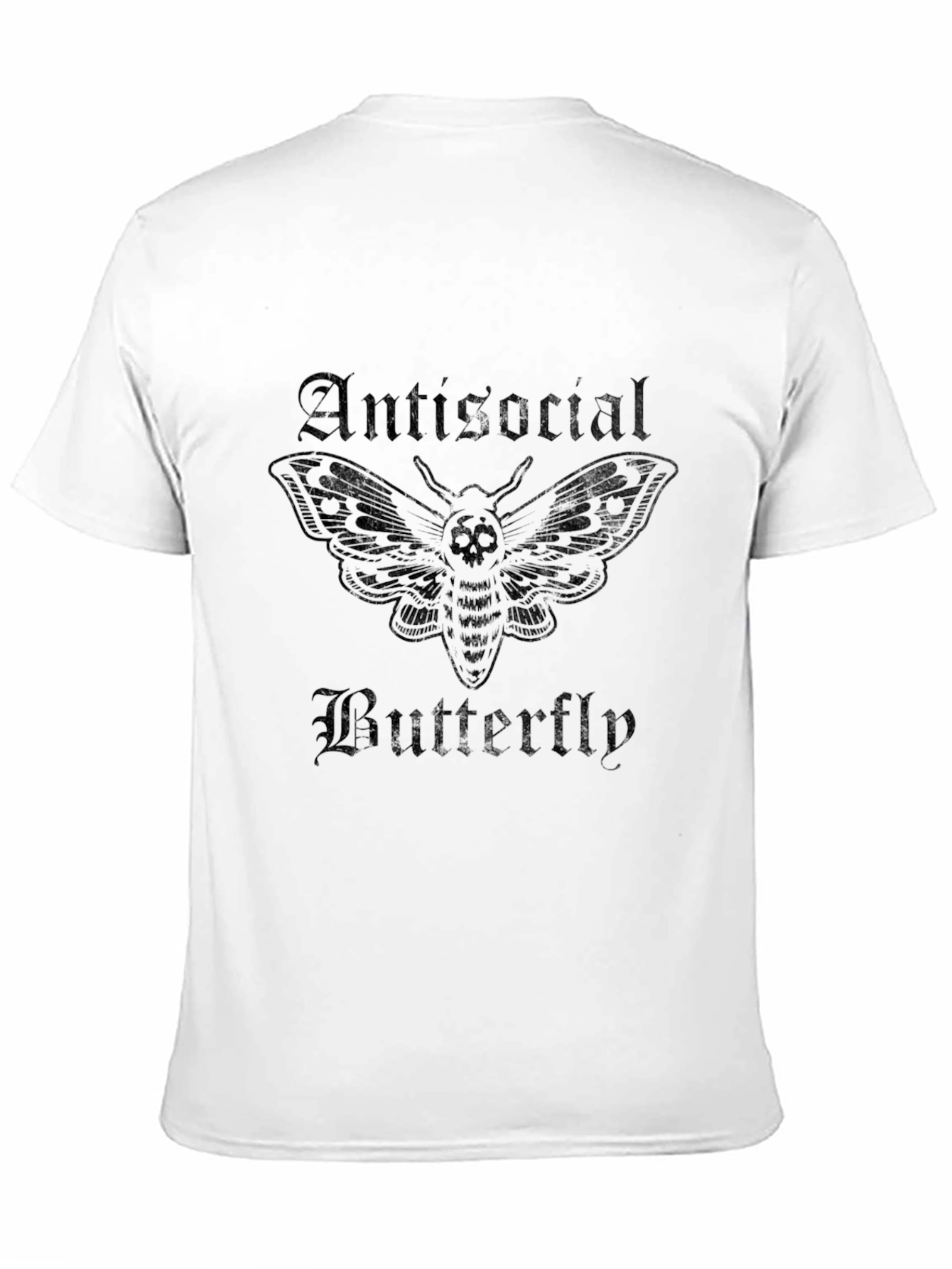 Antisocial Butterfly Graphic T-Shirt
