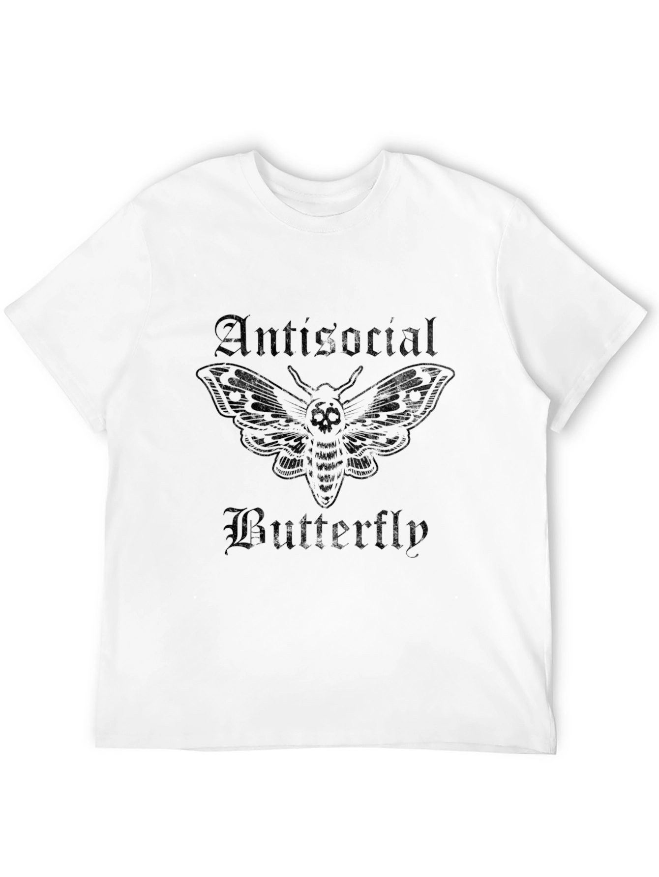 Antisocial Butterfly Graphic T-Shirt