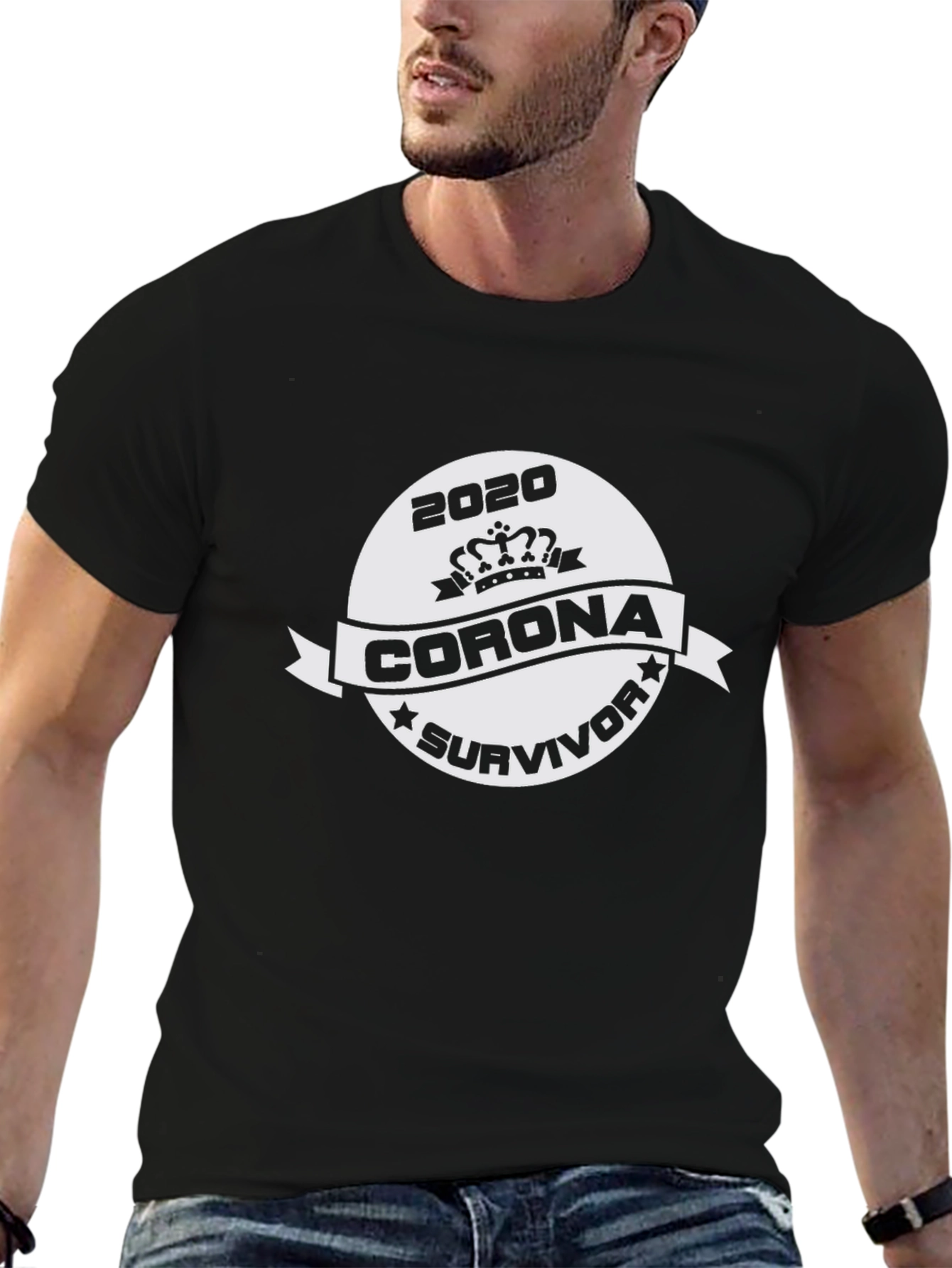 2020 Corona Survivor Graphic T-Shirt
