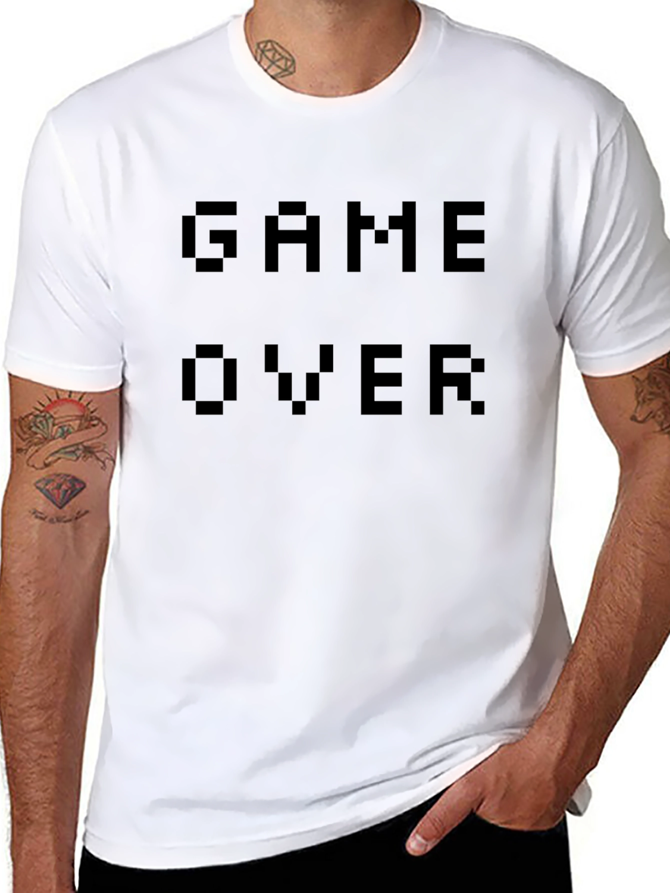 Retro Gamer T-Shirt - Game Over Design
