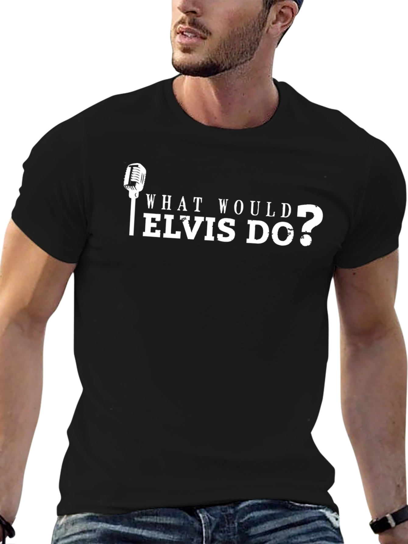 What Would Elvis Do? Black T-Shirt