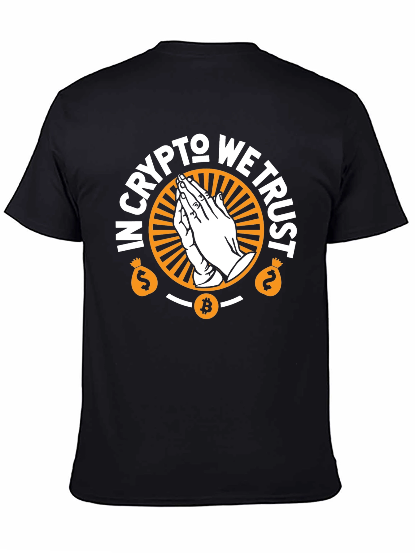 Crypto Trust Graphic T-Shirt - Black