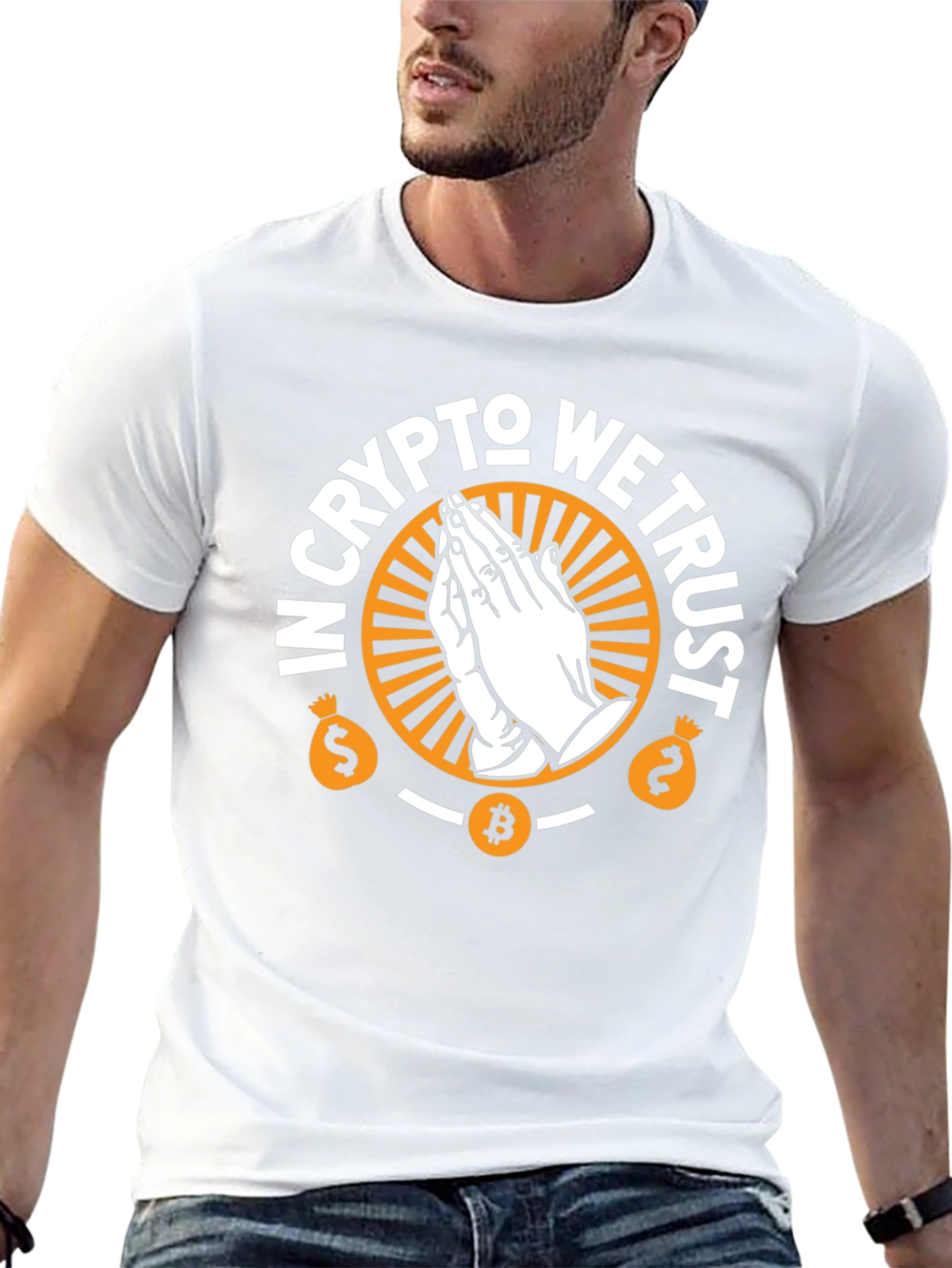 Crypto Trust Graphic T-Shirt - Black