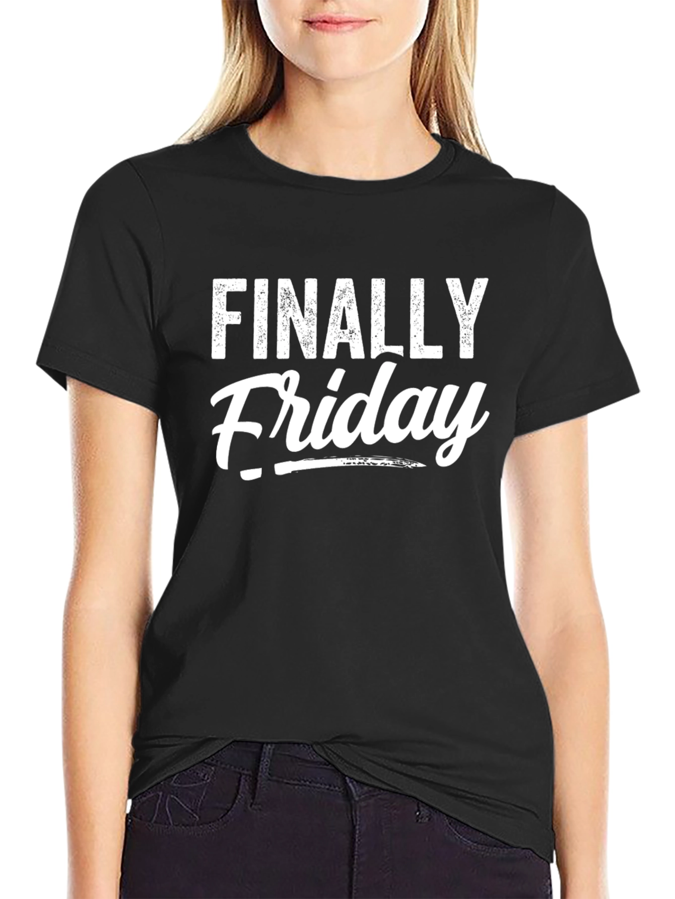 Finally Friday Graphic Tee - Mens Black T-Shirt