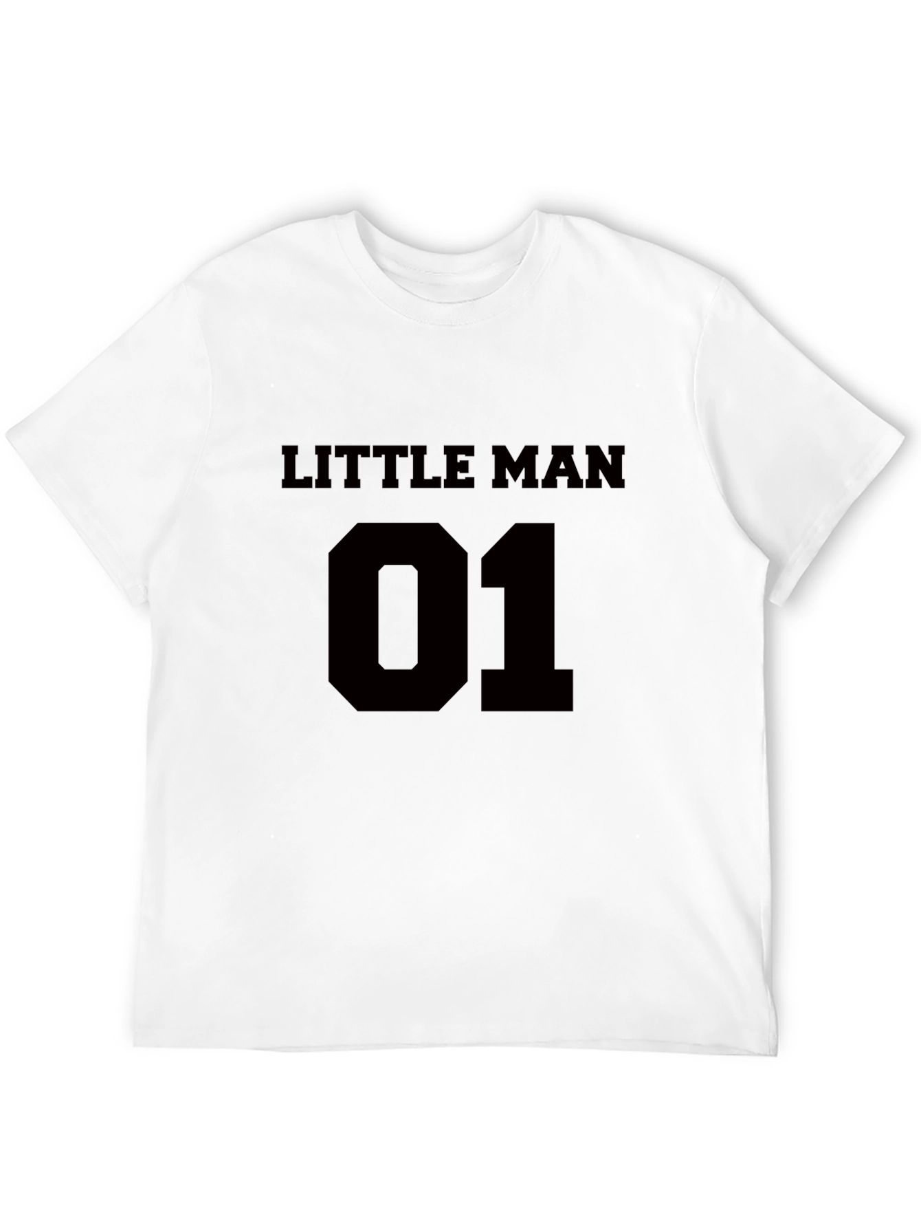 Little Man 01 Black T-Shirt