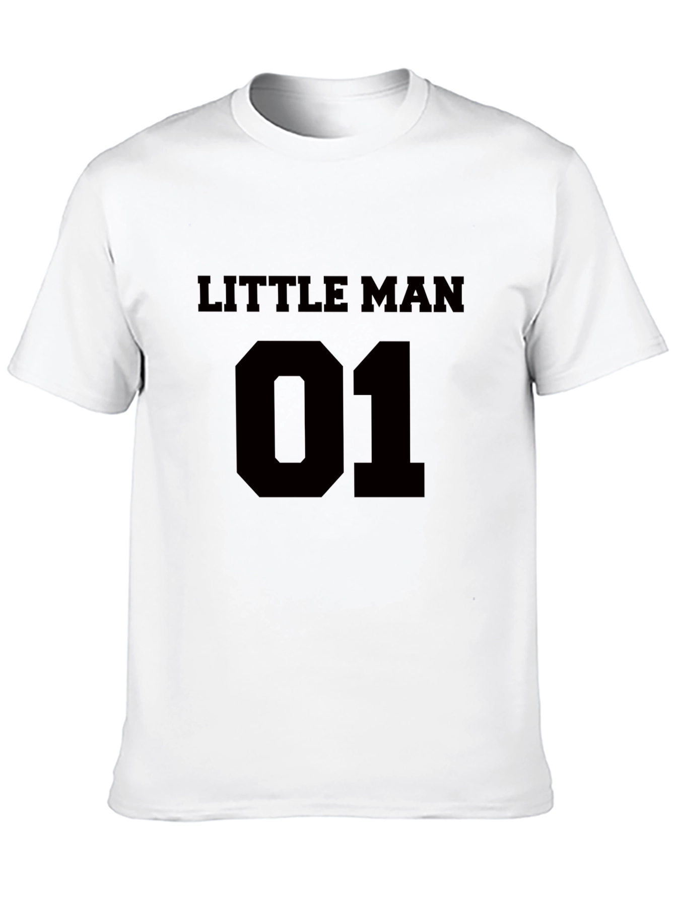 Little Man 01 Black T-Shirt