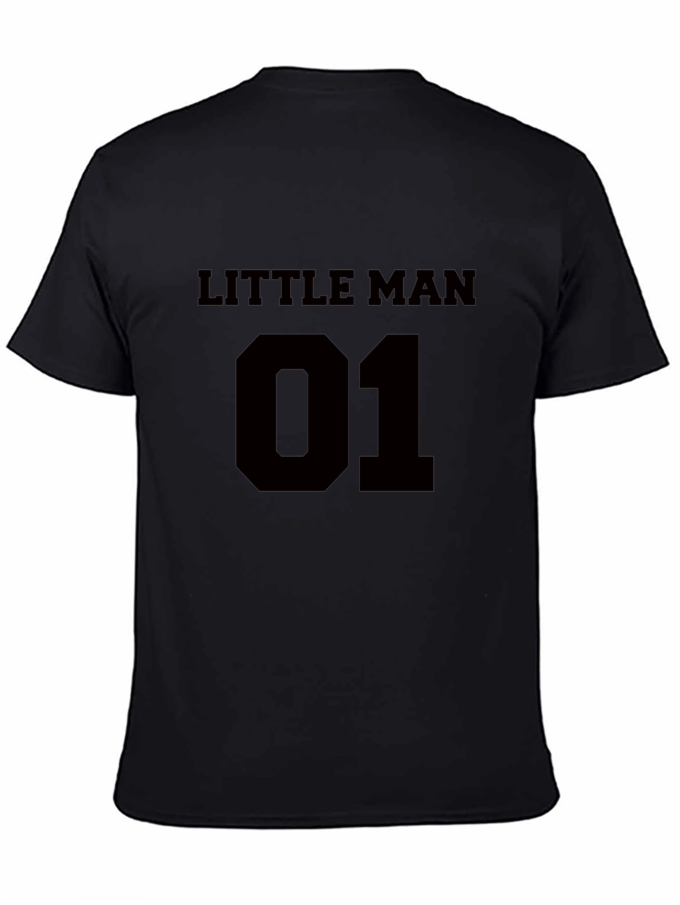 Little Man 01 Black T-Shirt