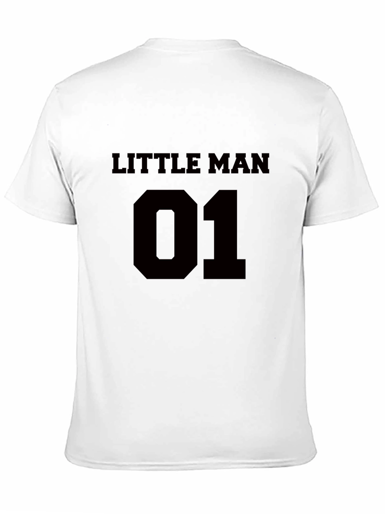 Little Man 01 Black T-Shirt