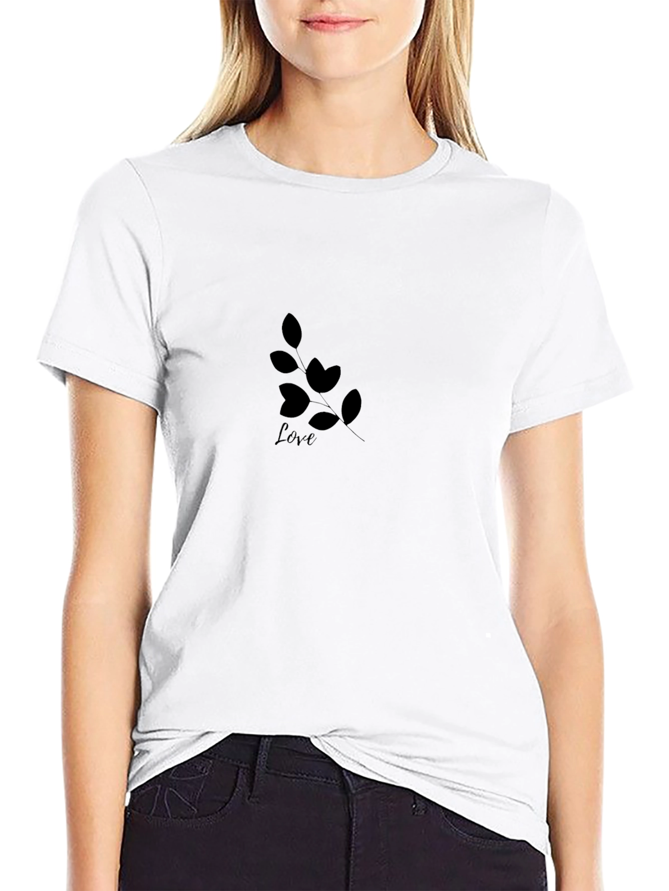 Love Branch Black T-Shirt