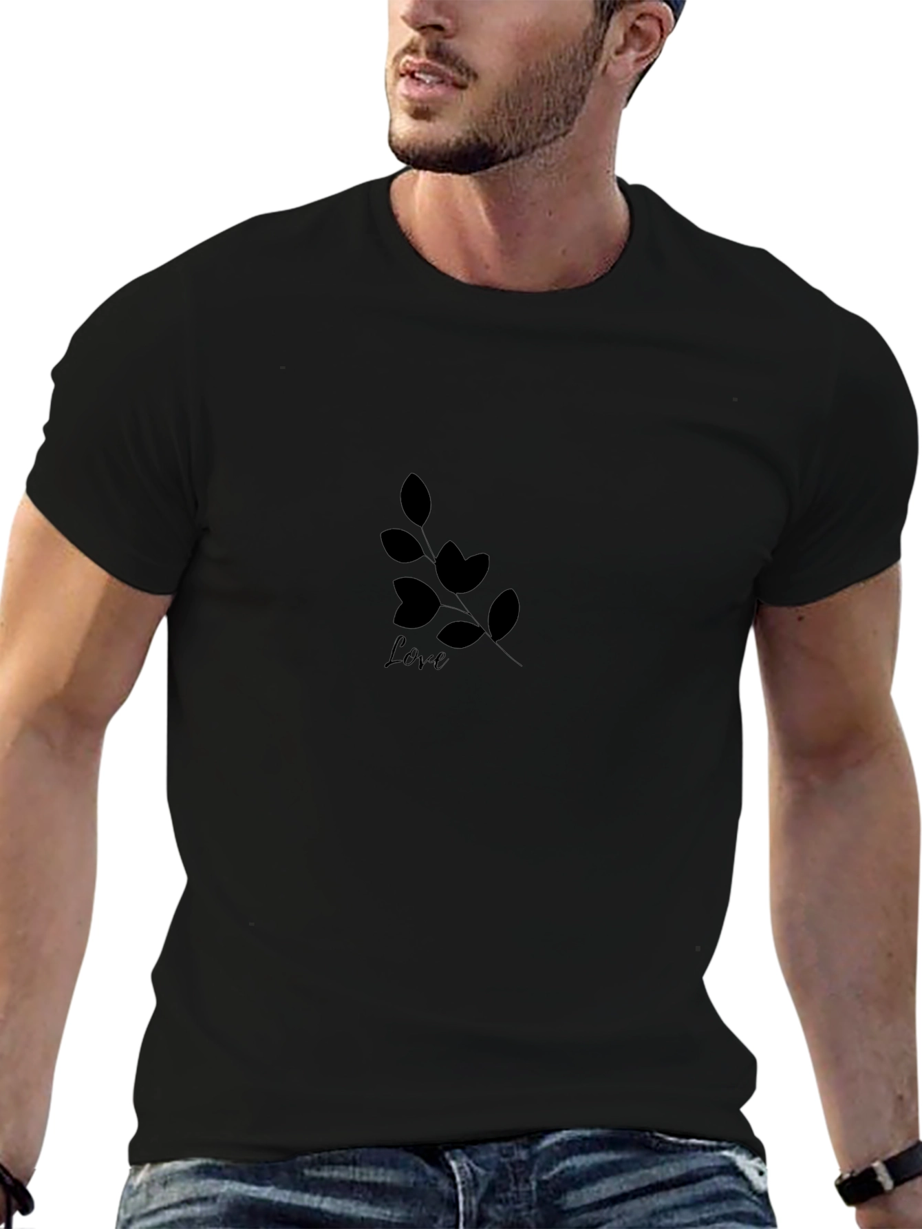 Love Branch Black T-Shirt