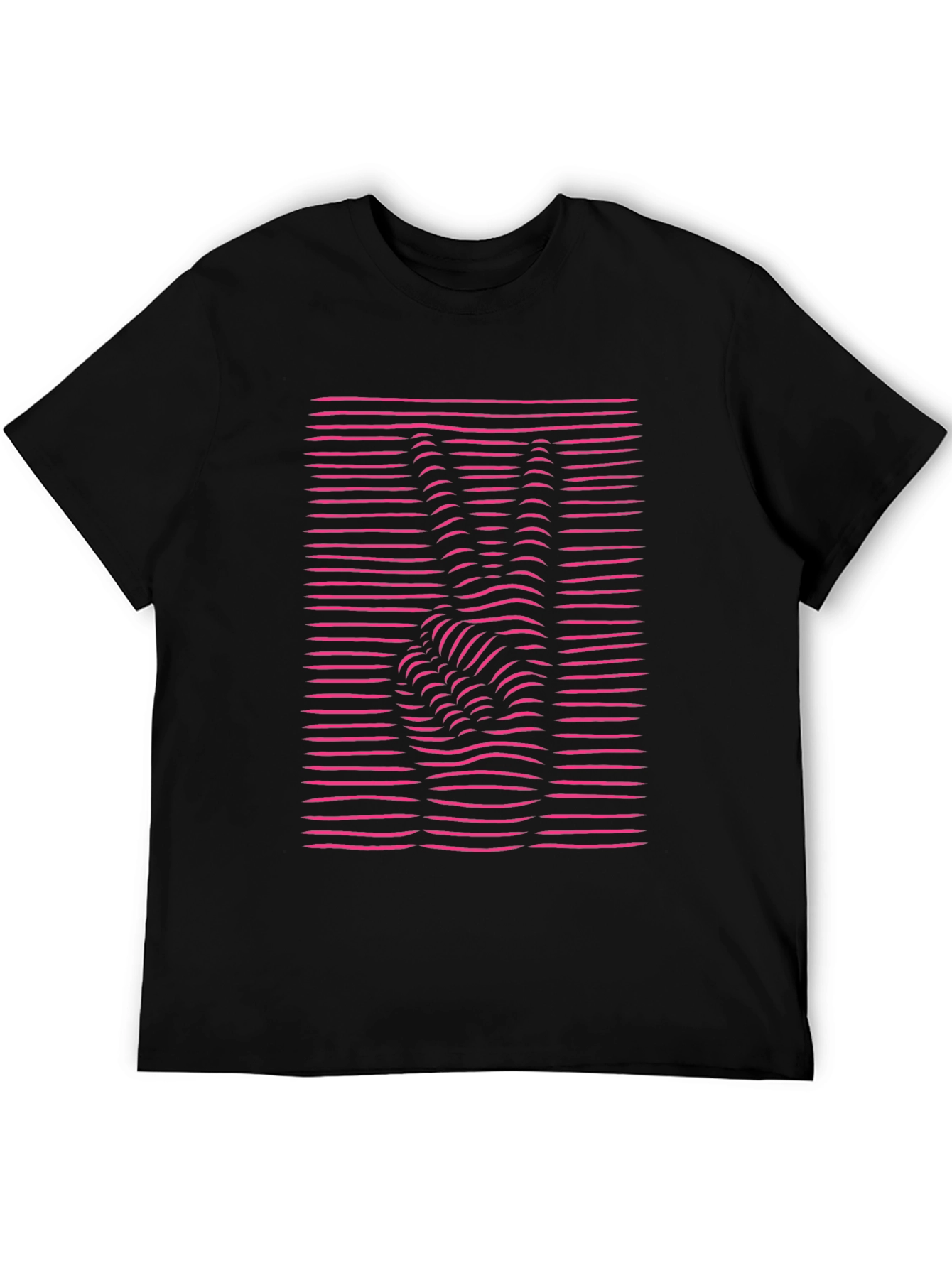 Peace Sign Optic Illusion Graphic T-Shirt