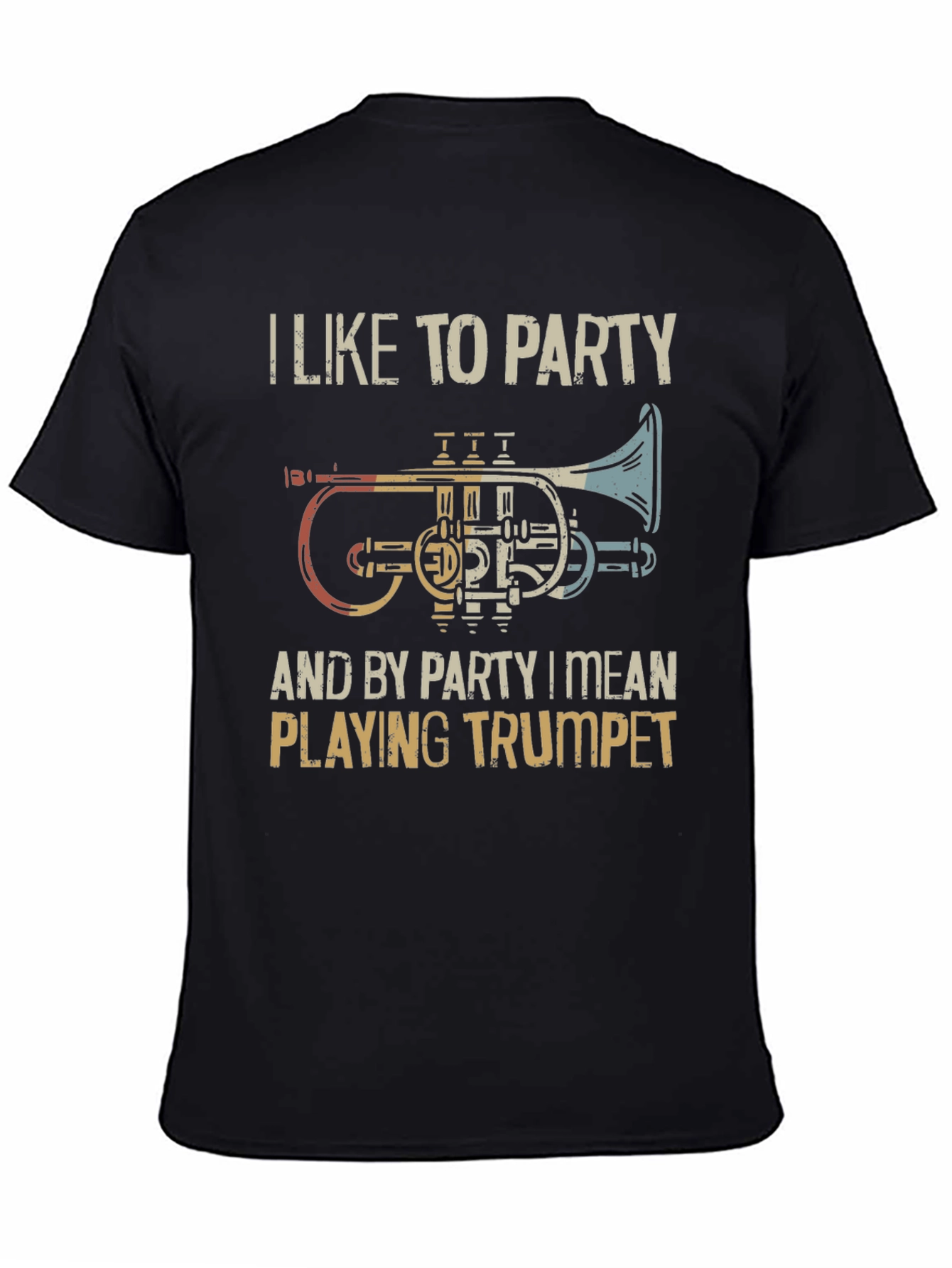 I Like To Party Trumpet Graphic Tee