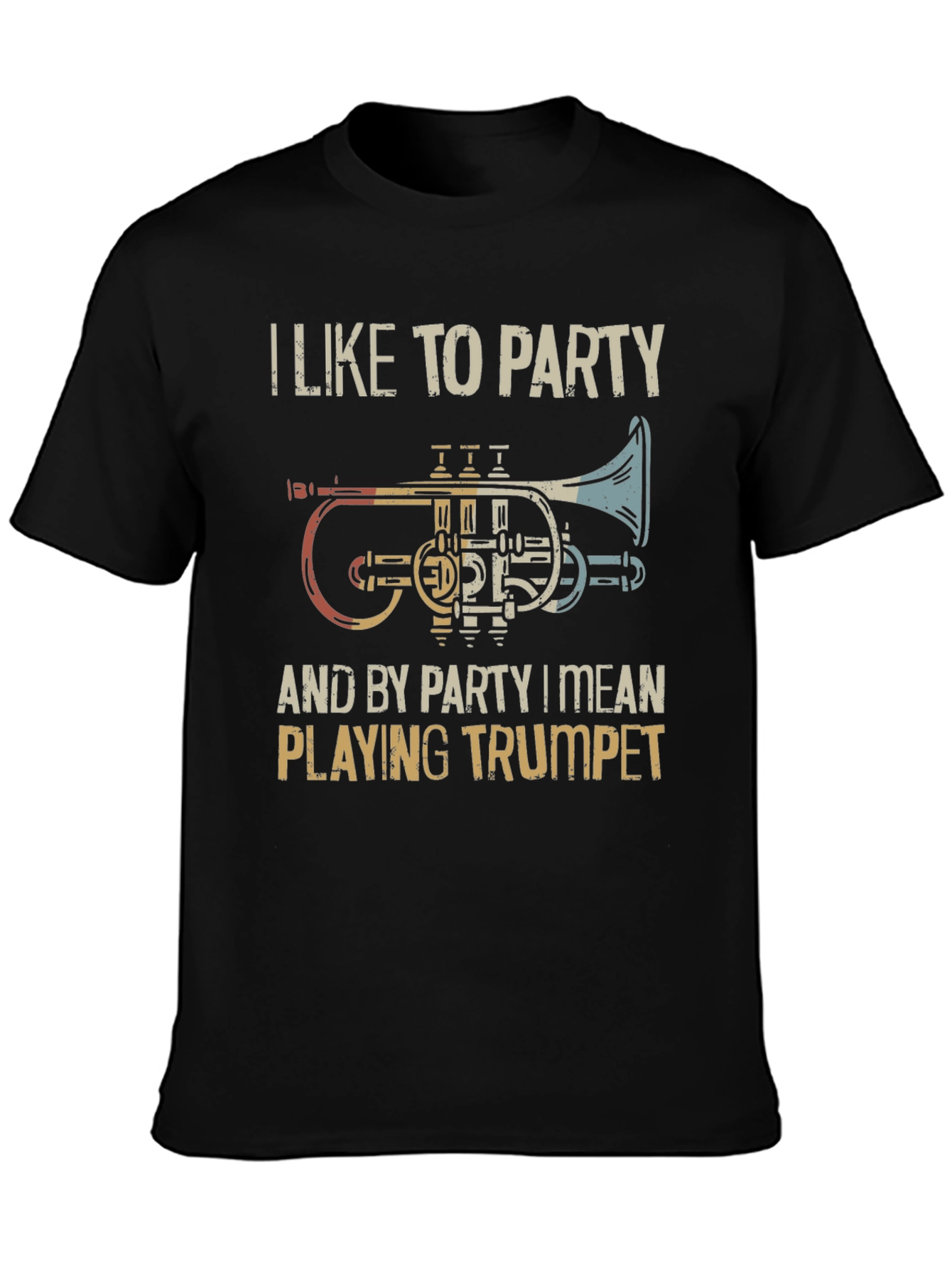 I Like To Party Trumpet Graphic Tee