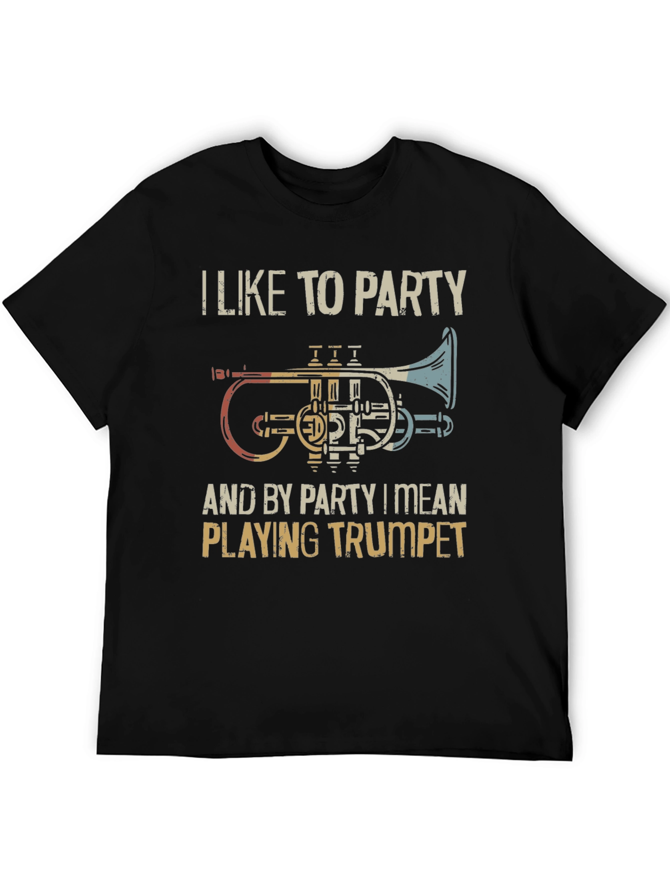 I Like To Party Trumpet Graphic Tee