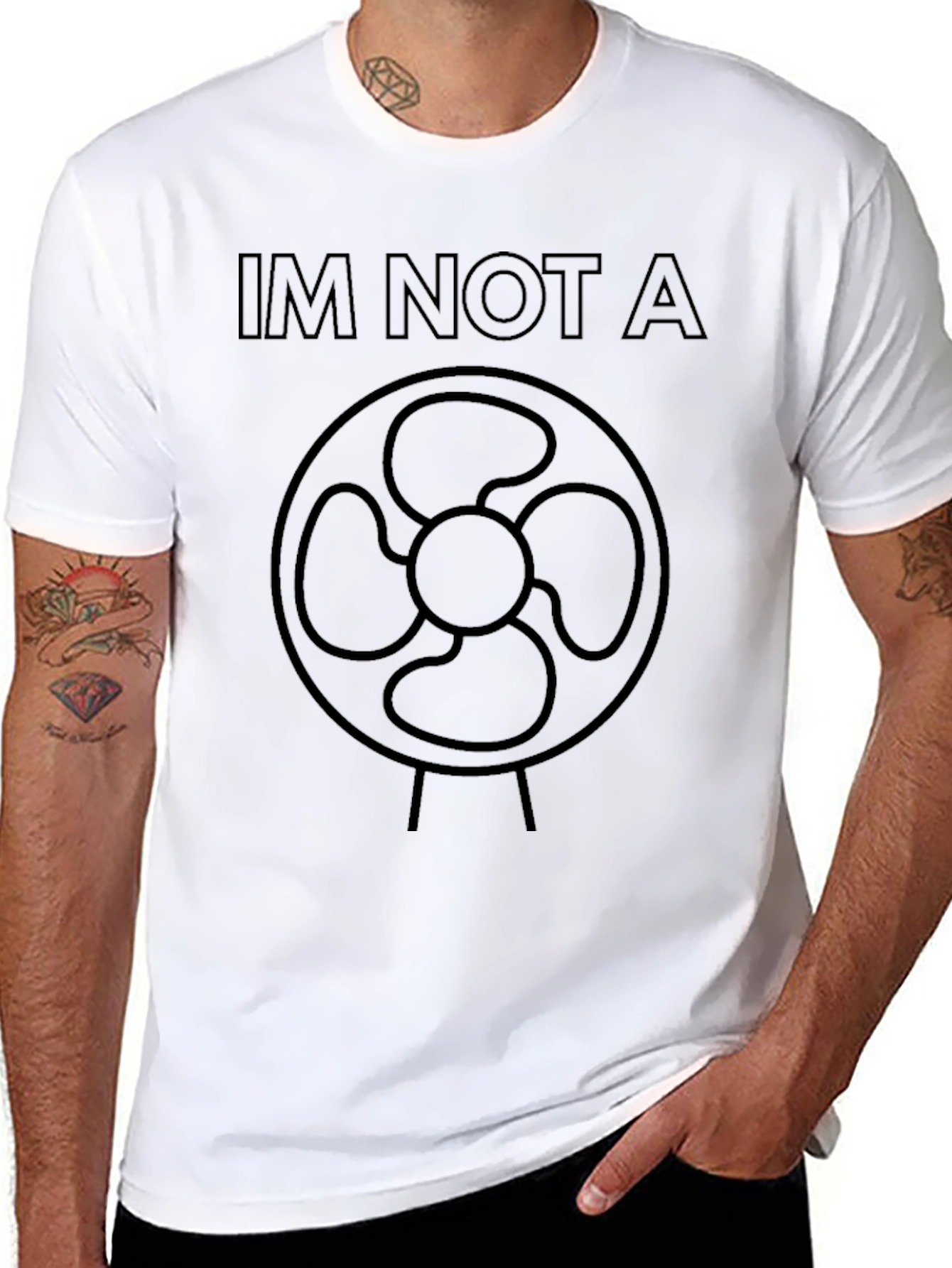 Im Not A Fan - Funny Graphic T-Shirt