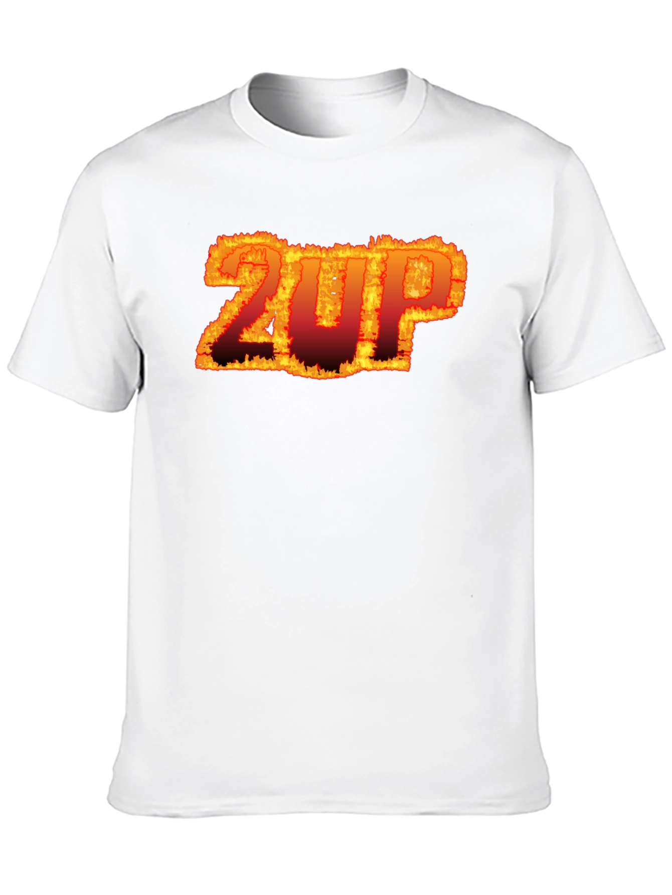 Fiery 2UP Graphic Tee - Bold Statement Shirt