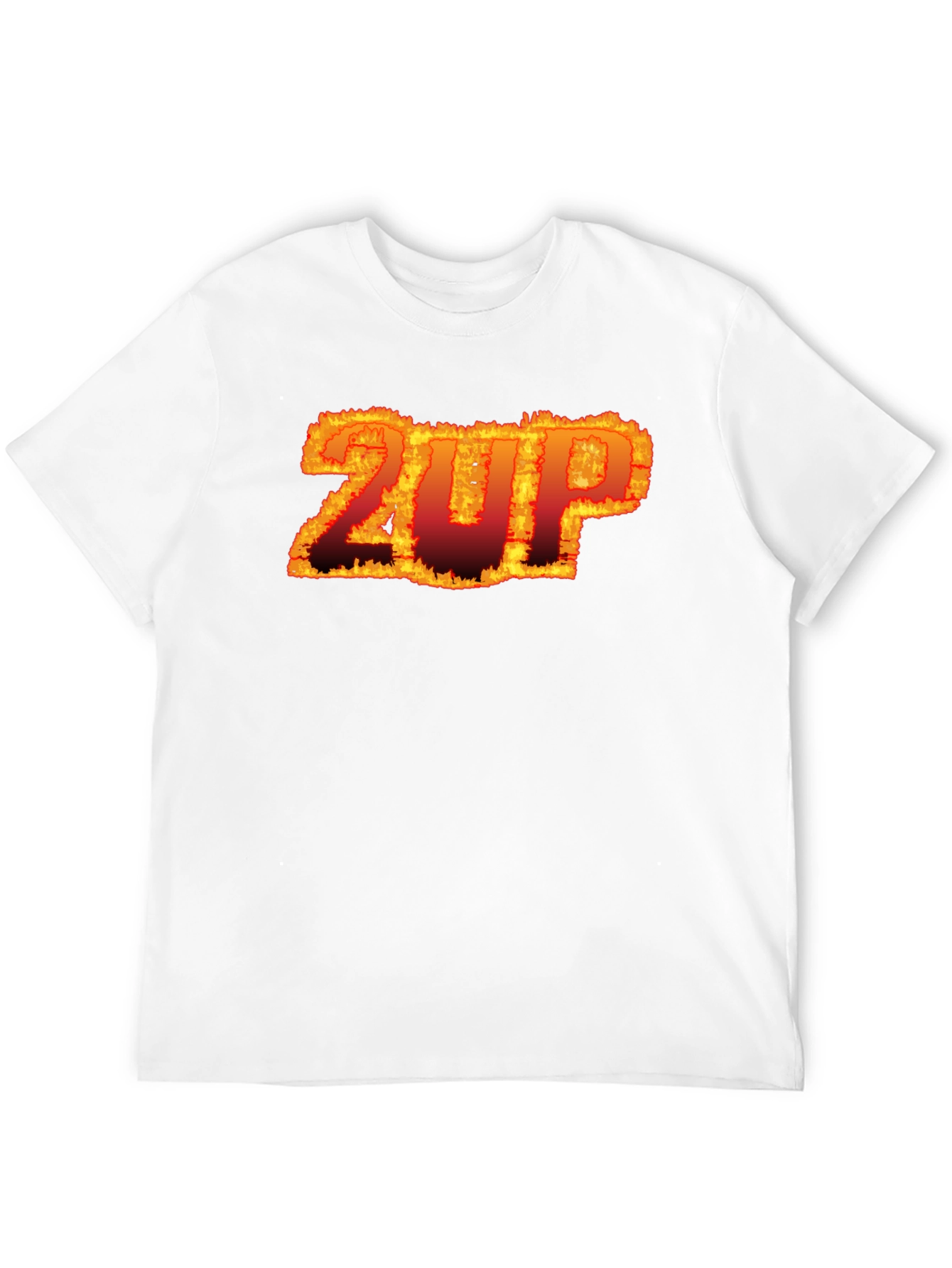Fiery 2UP Graphic Tee - Bold Statement Shirt