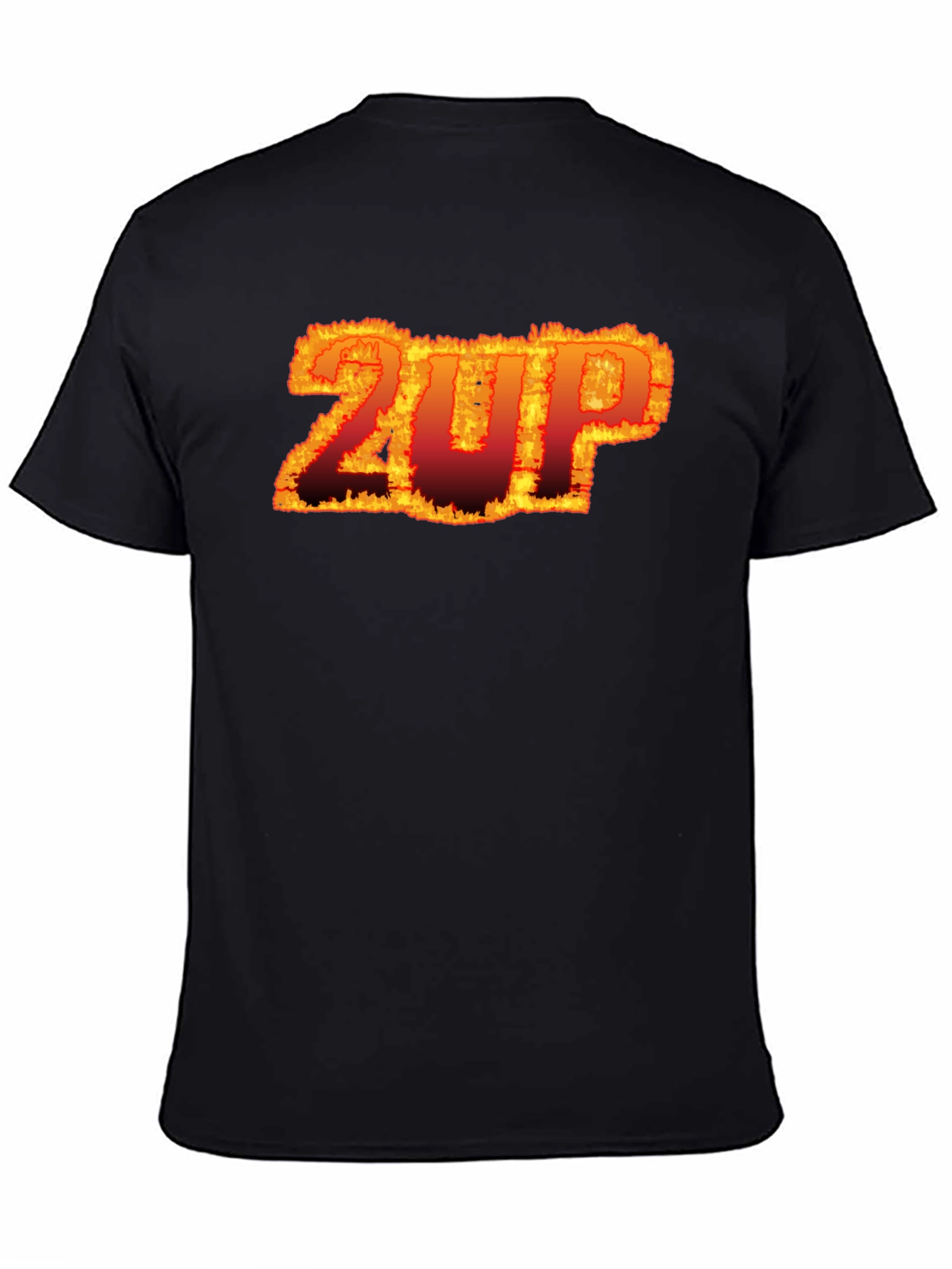 Fiery 2UP Graphic Tee - Bold Statement Shirt
